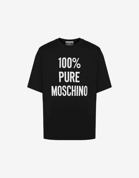 Camiseta de punto orgánica 100 % Pure Moschino