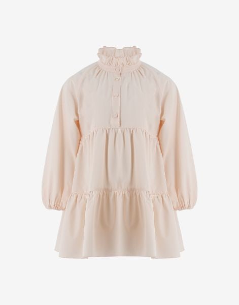 Kids' cotton dress with PLS embroidery