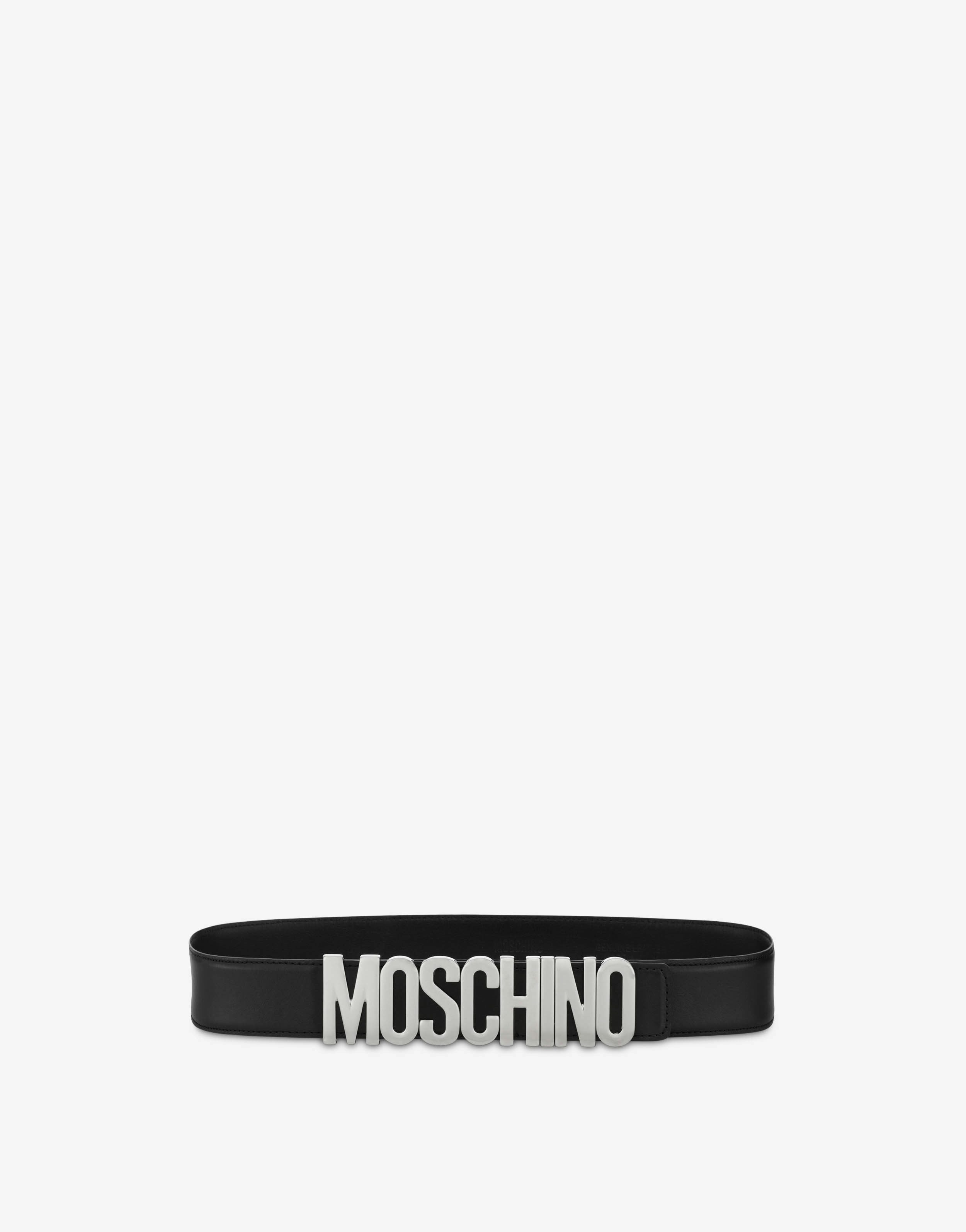 Belt In Leather With Logo
