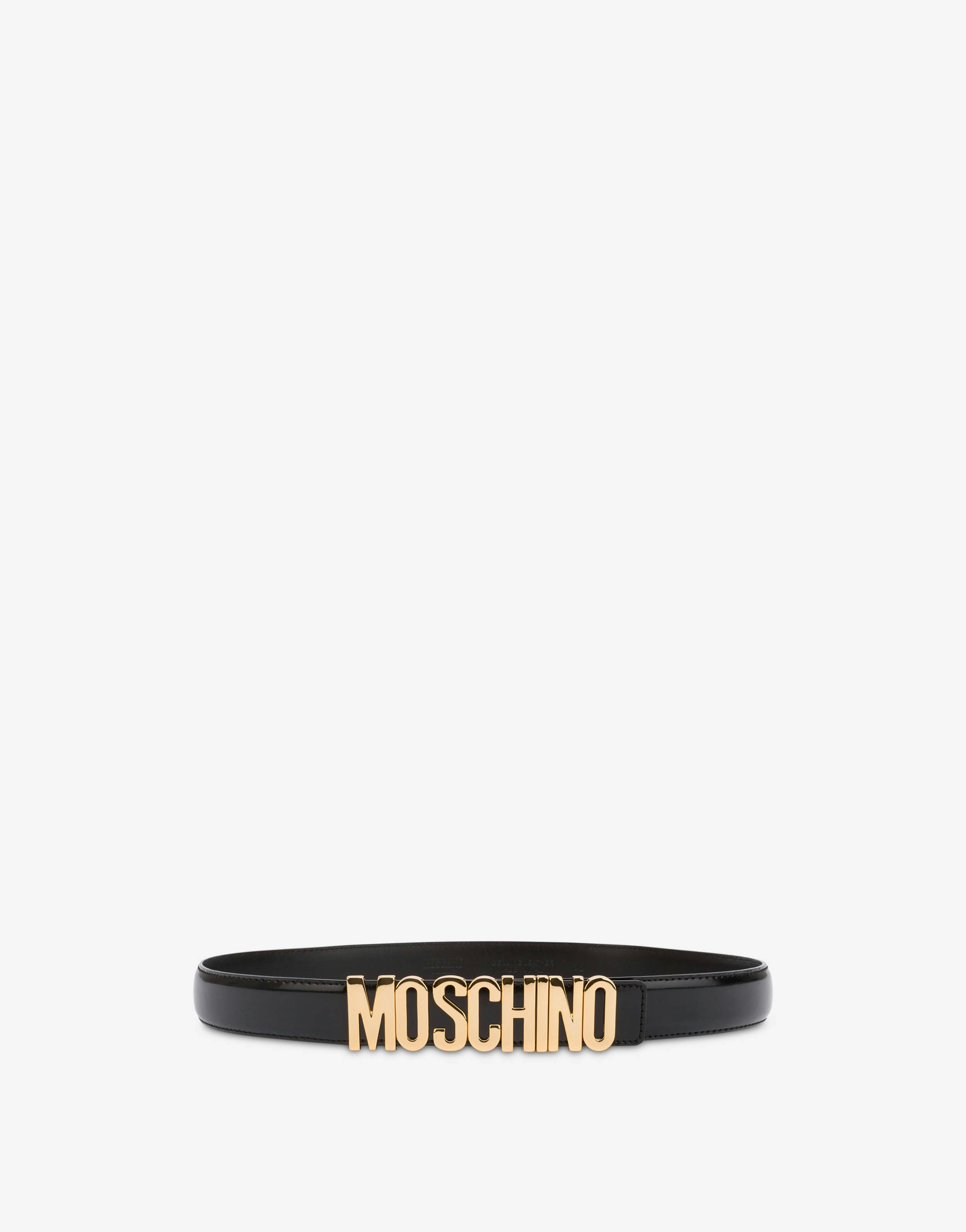 Leather Belt With Logo