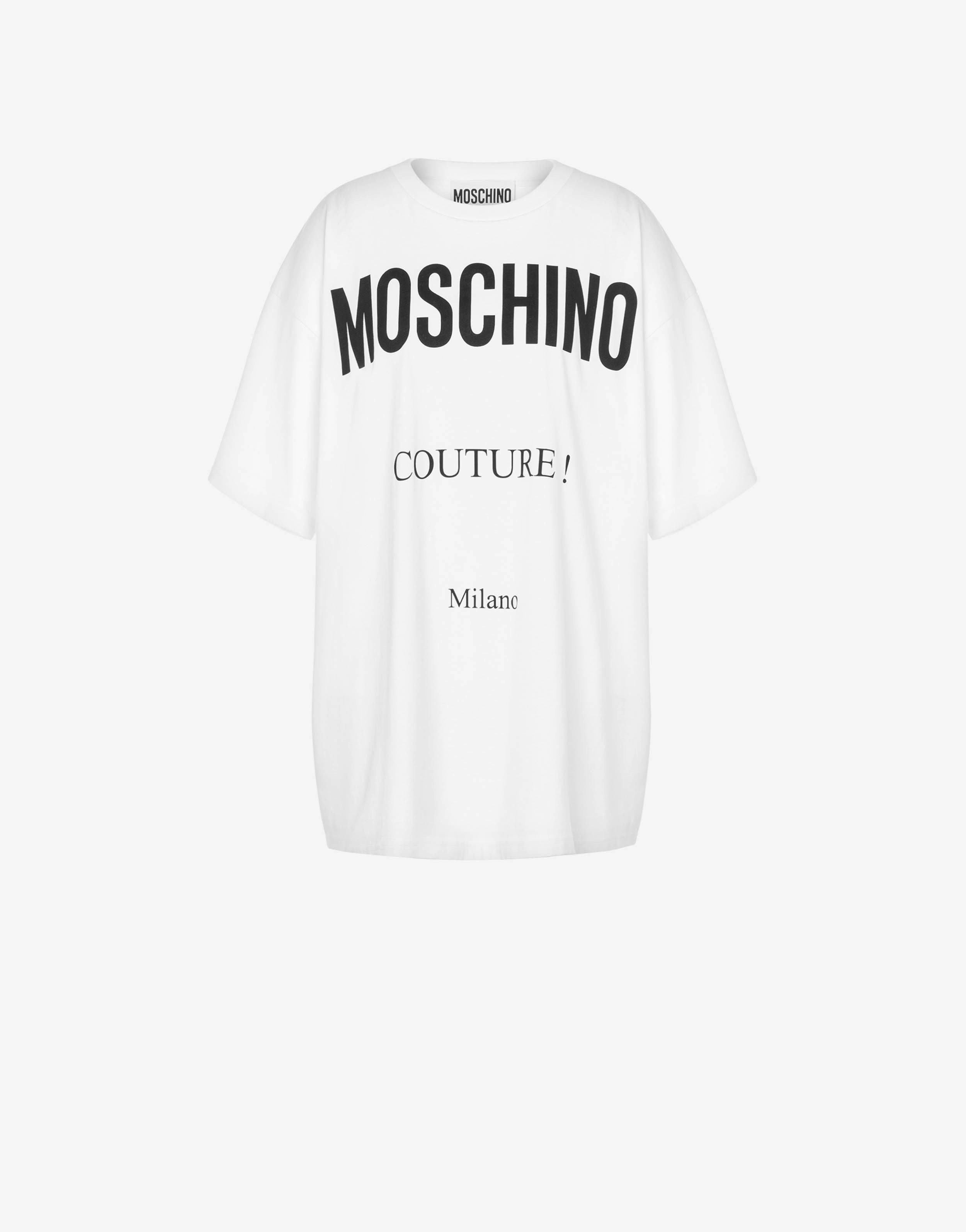 Camiseta En Tejido Jersey Moschino Couture