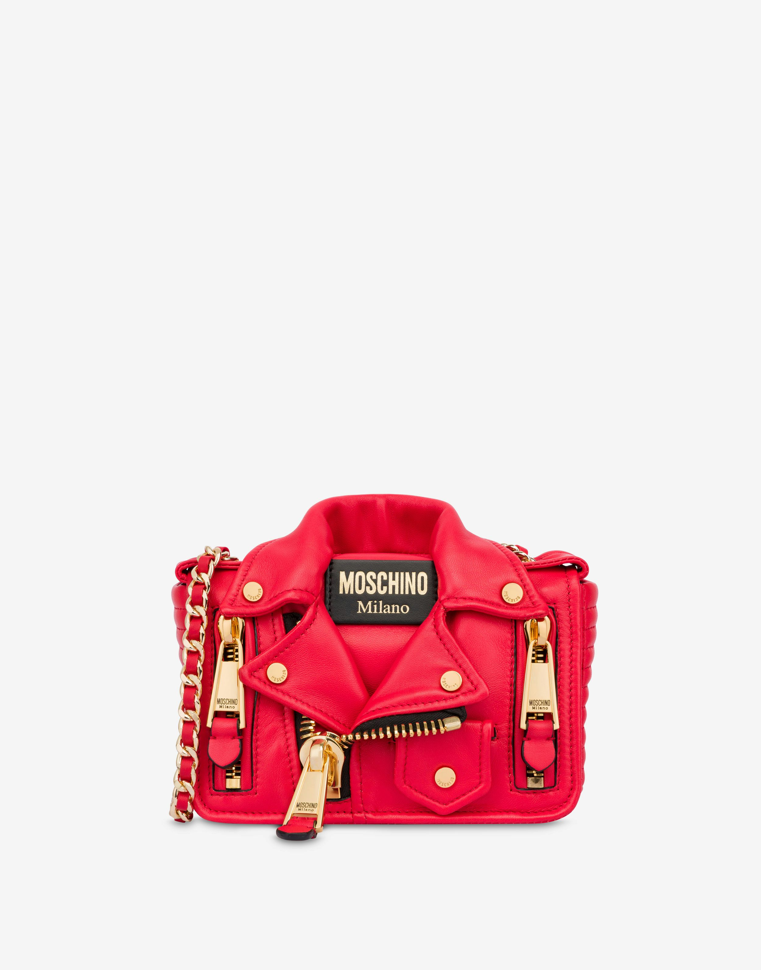 Small Nappa Leather Biker Bag