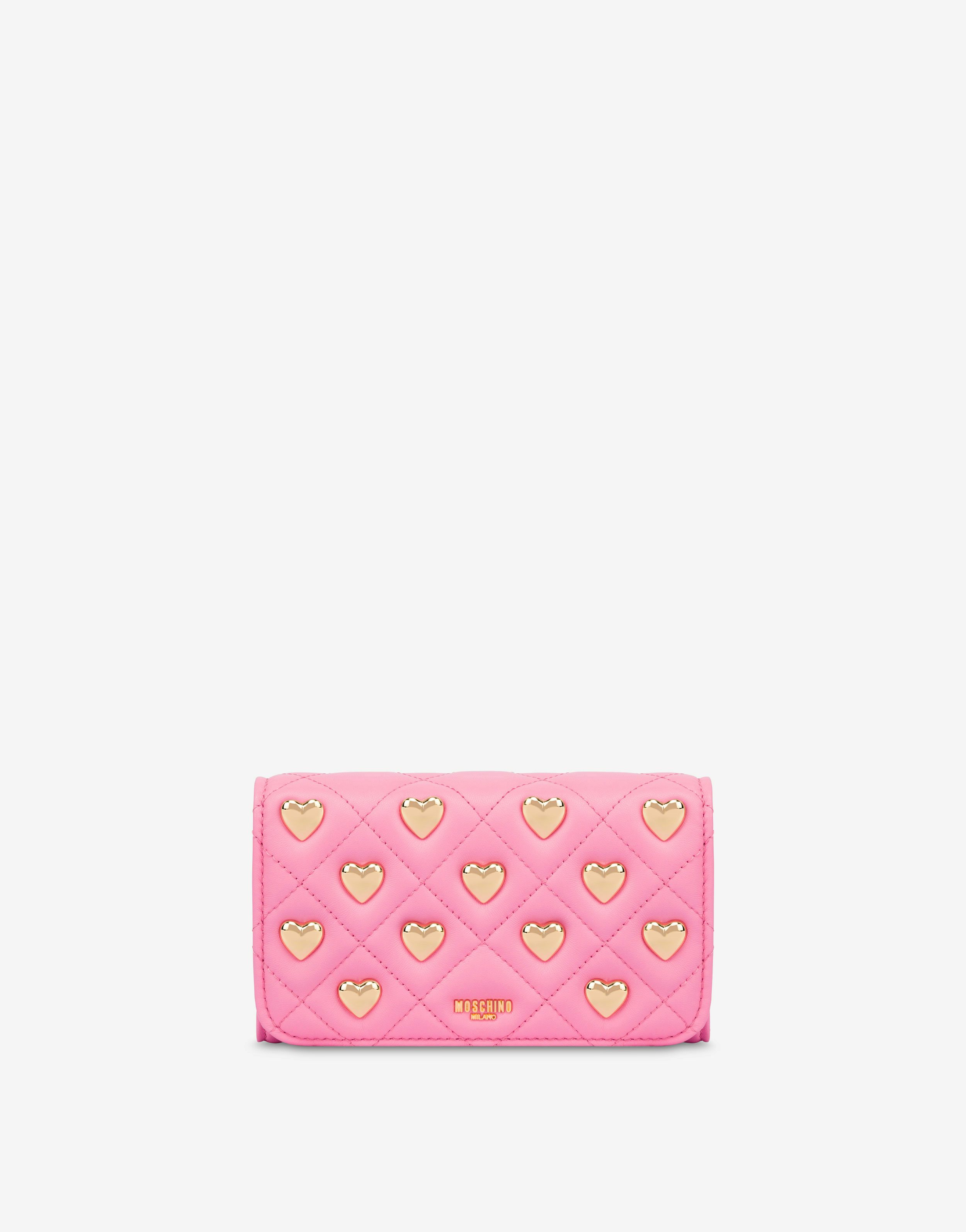 Mini Sac Portefeuille Heart Studs