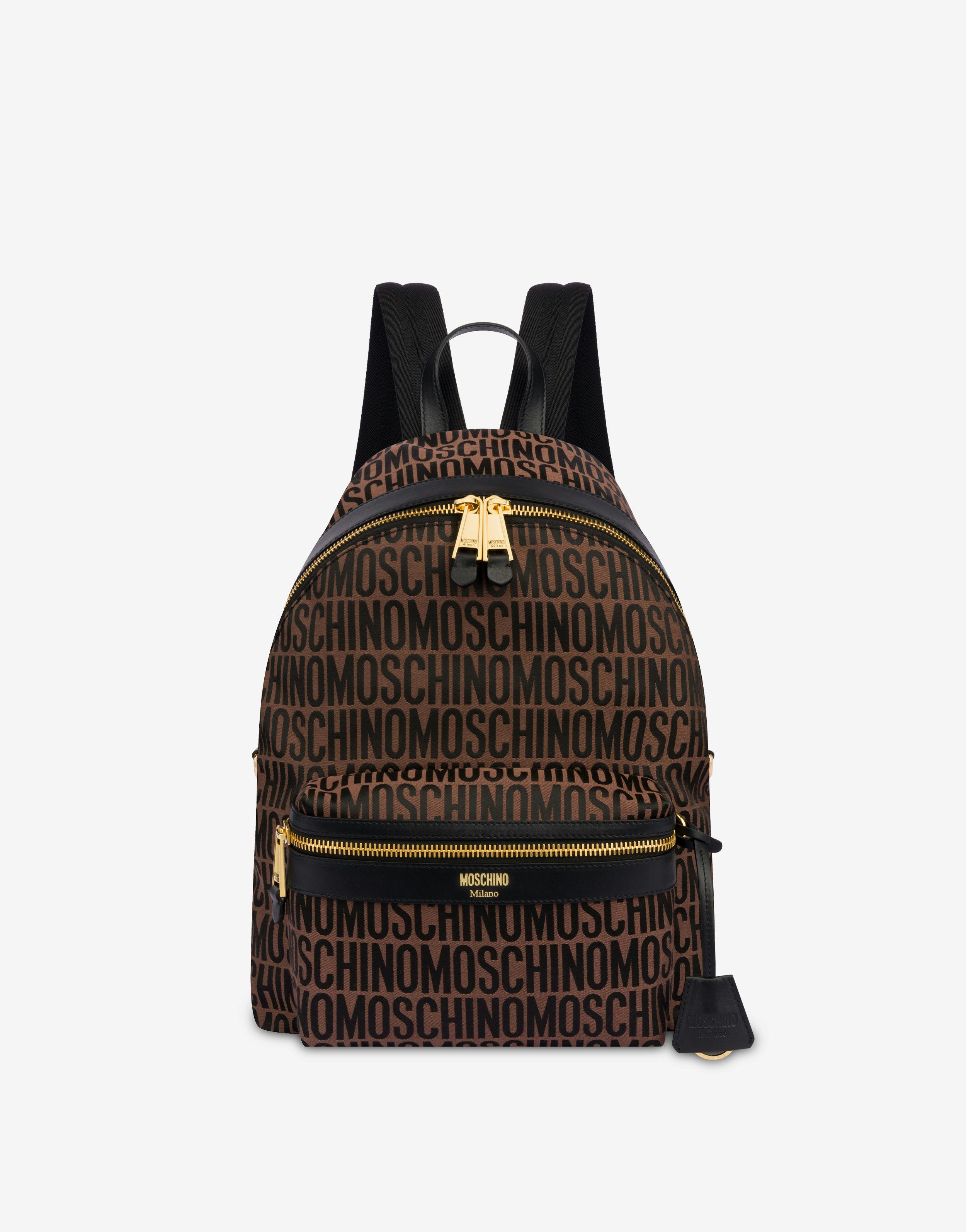 All-over Logo Nylon Backpack