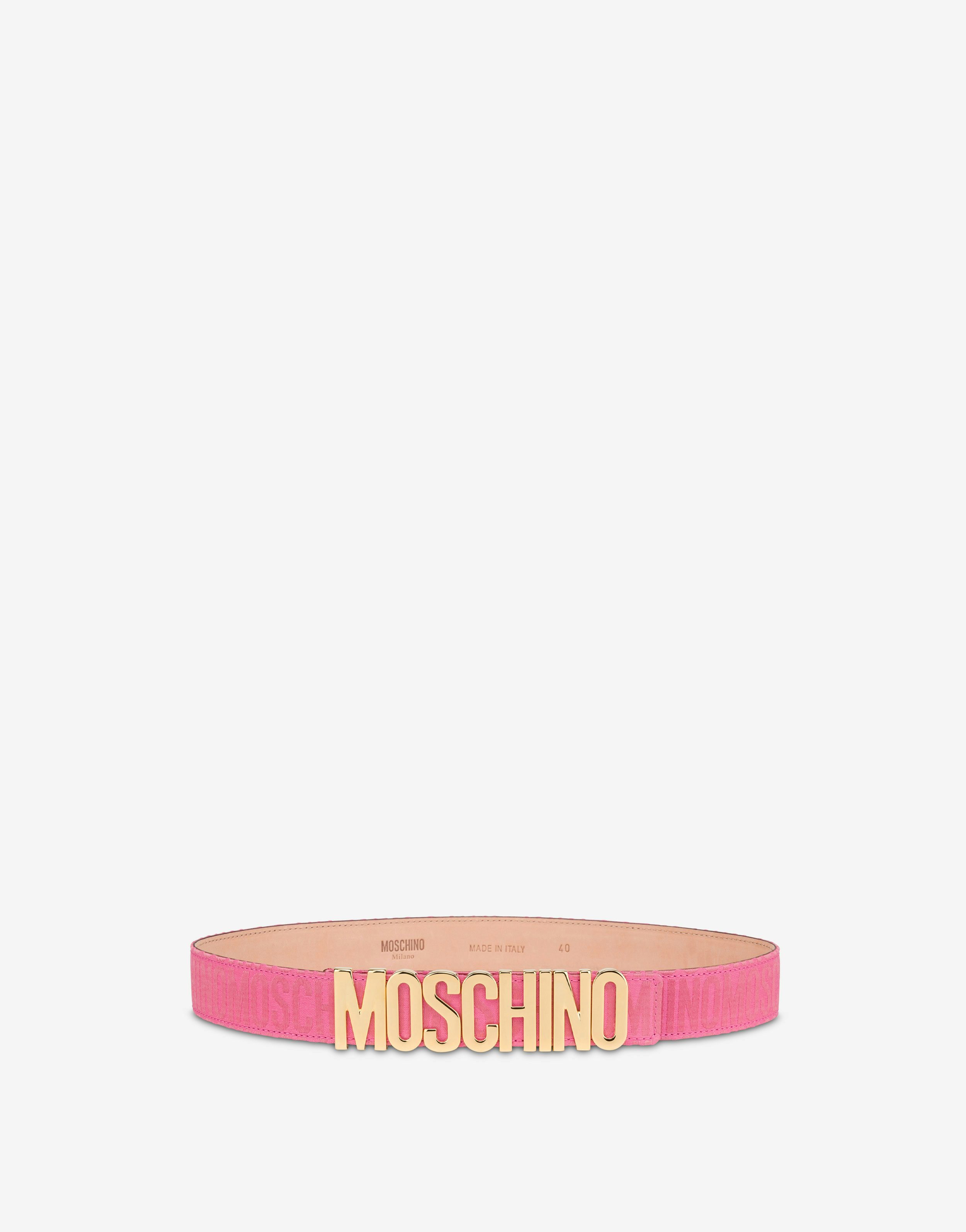 Allover Logo Nylon Belt