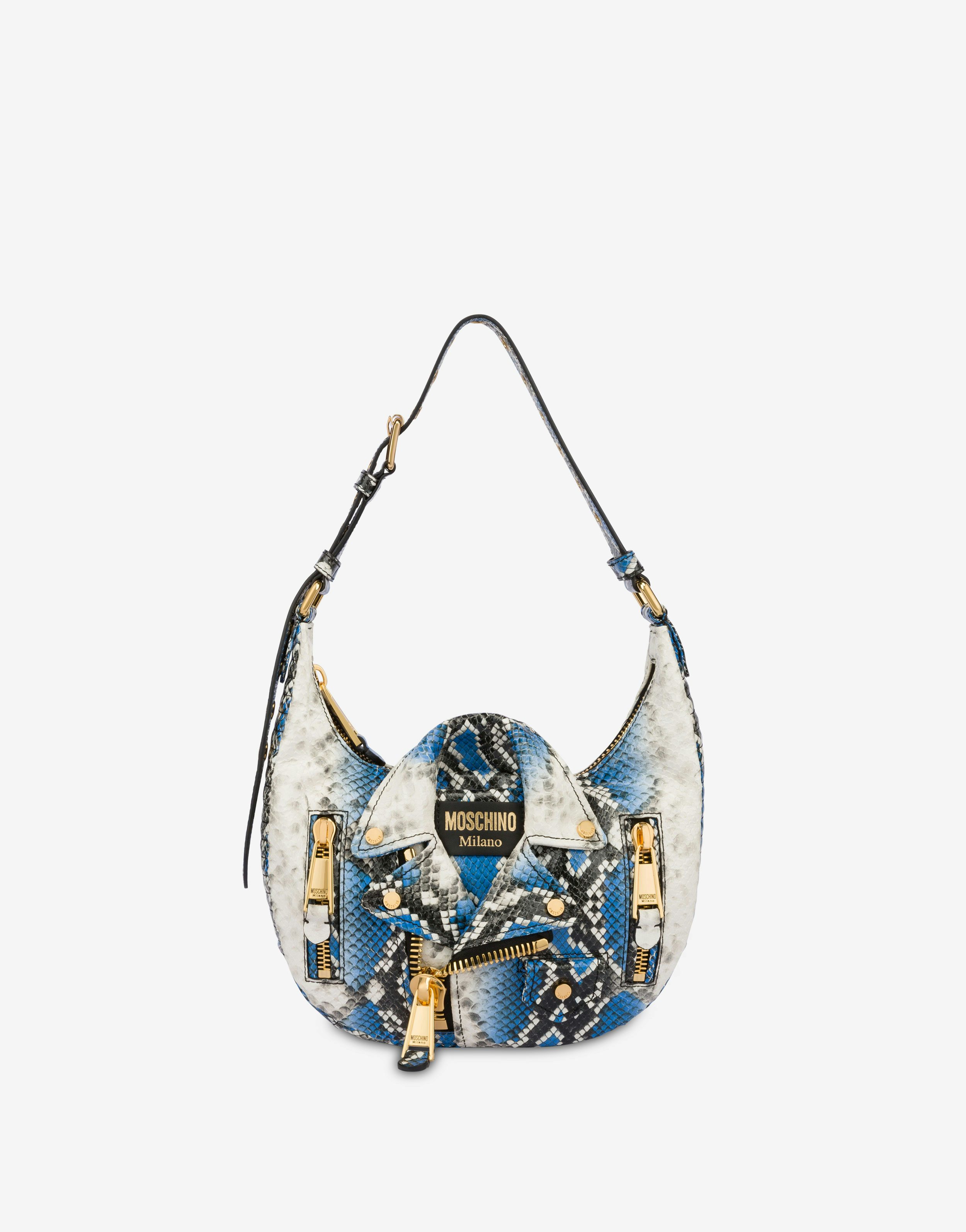 Sac Hobo Biker Imprimé Python