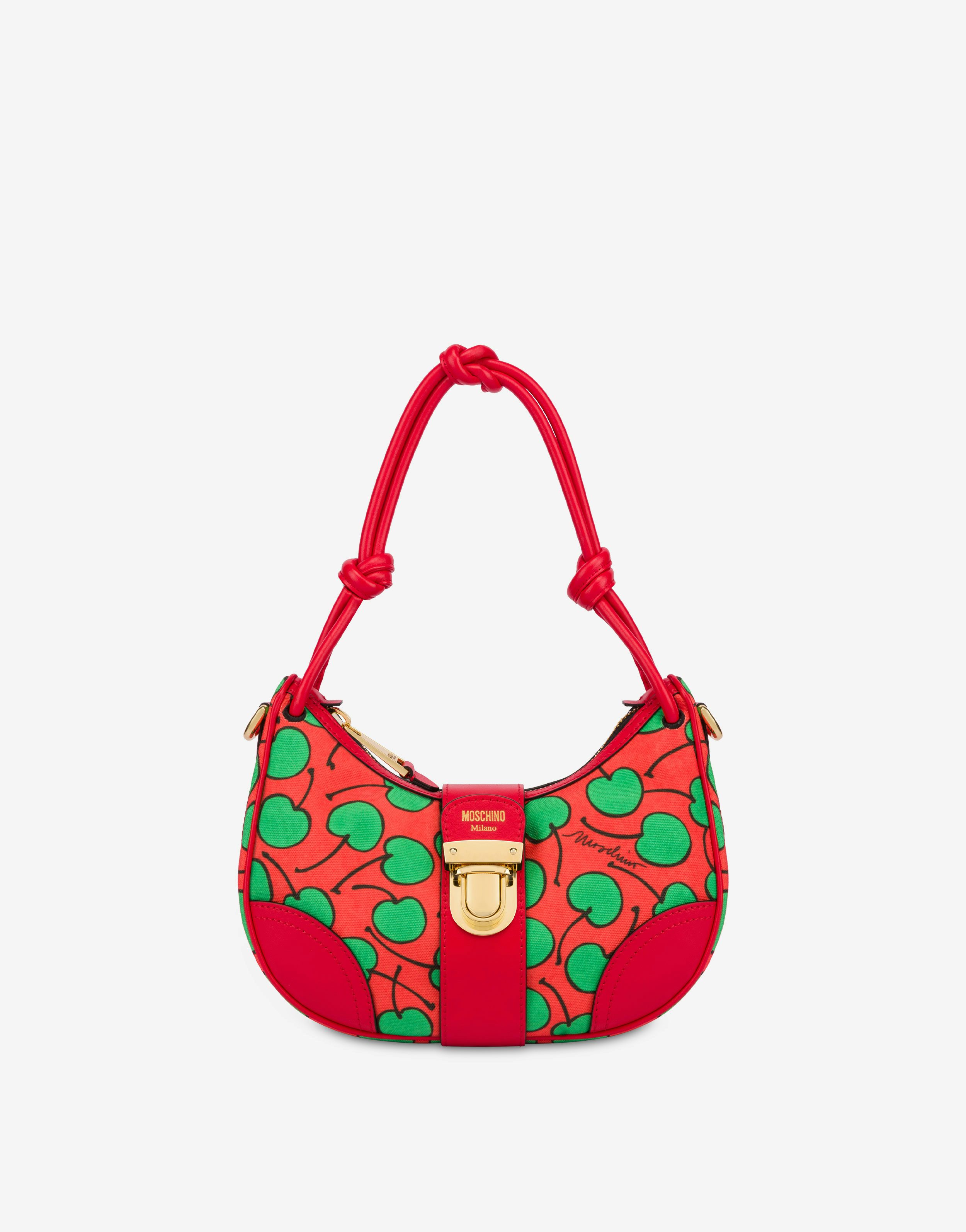 Sac Hobo En Canvas Allover Cherry