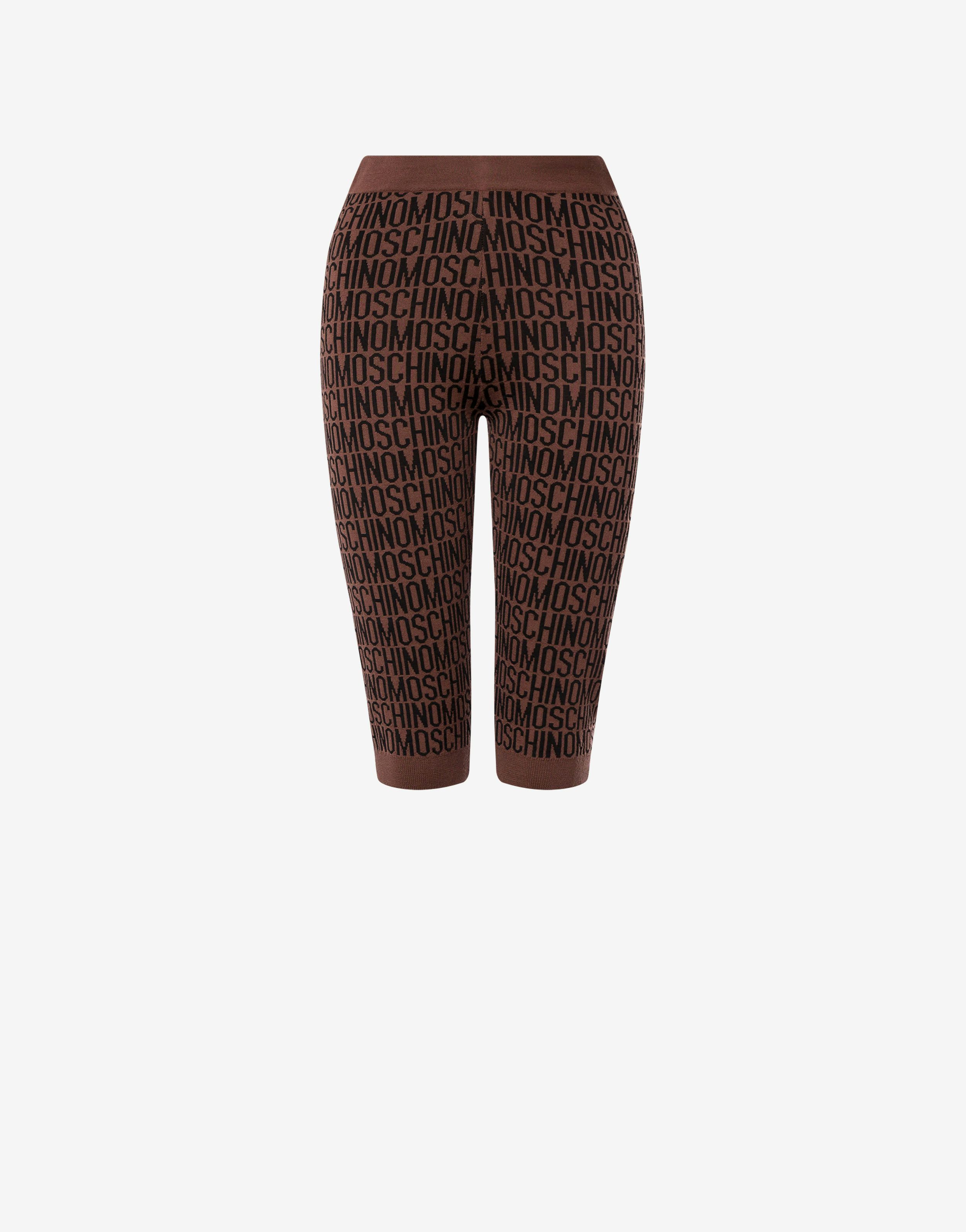 All-over Logo Wool Leggings