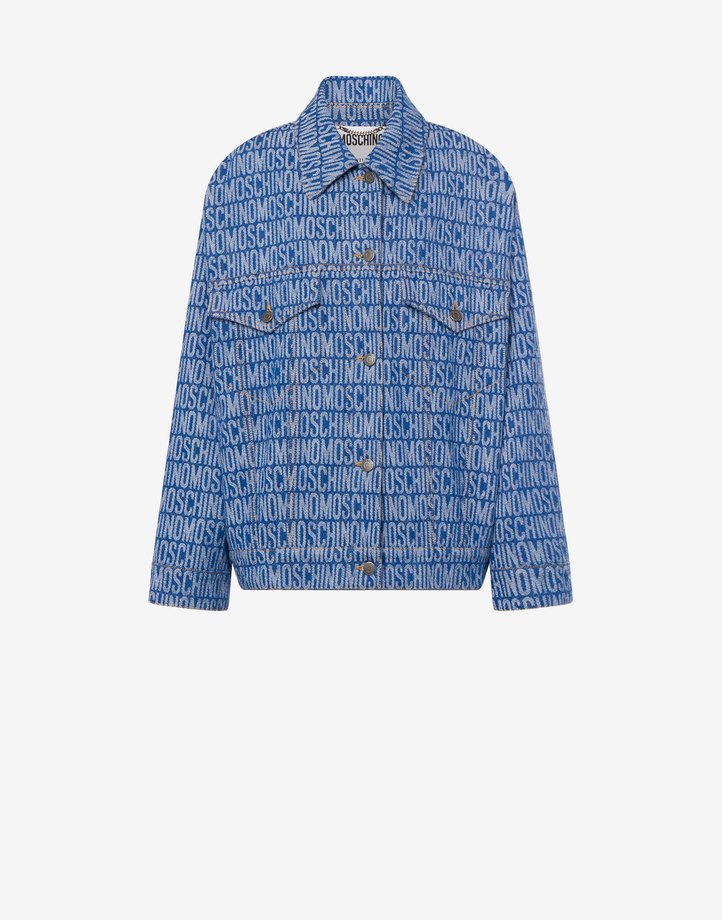 All-over Logo Denim Jacket