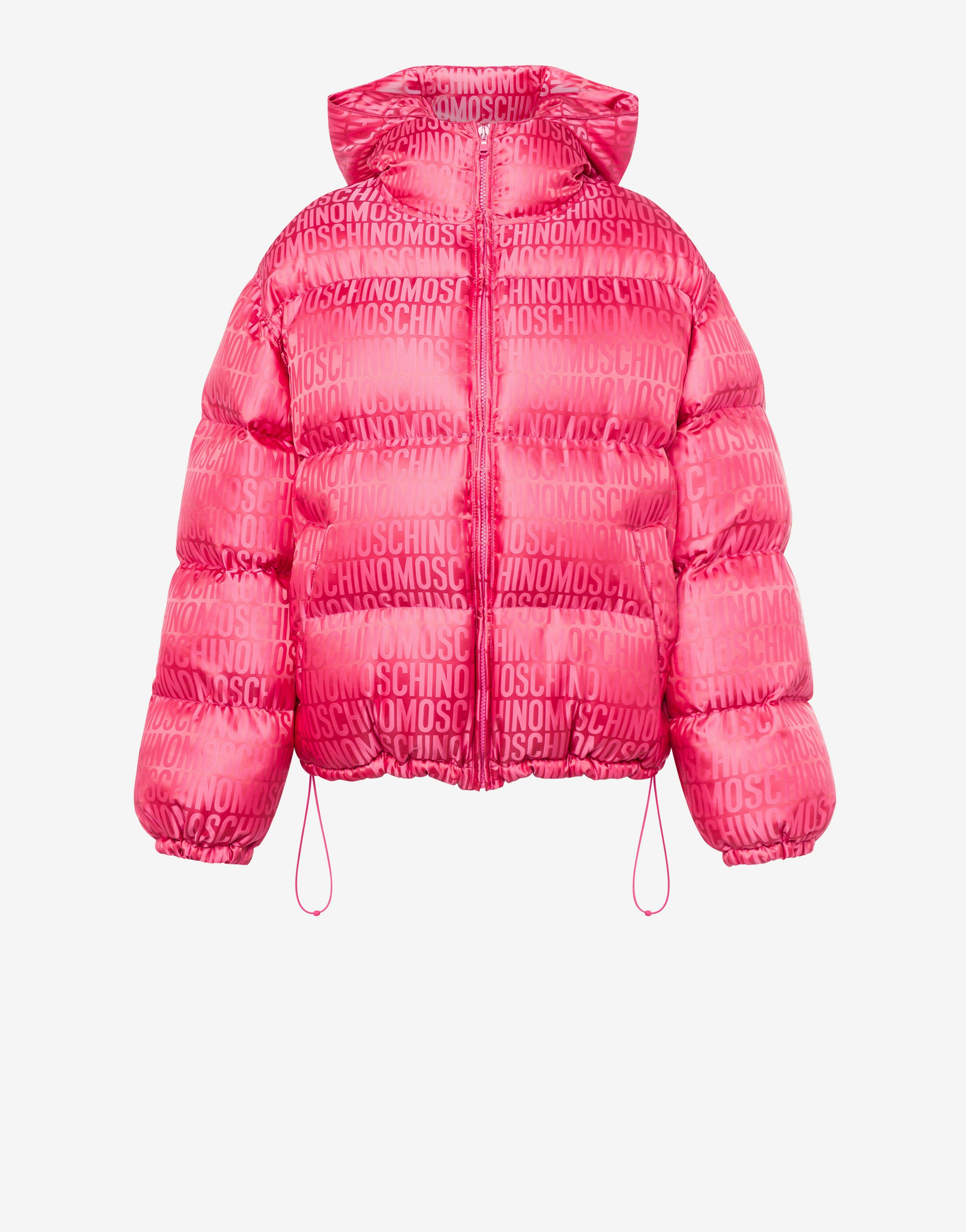 All-over Logo Nylon Down Jacket