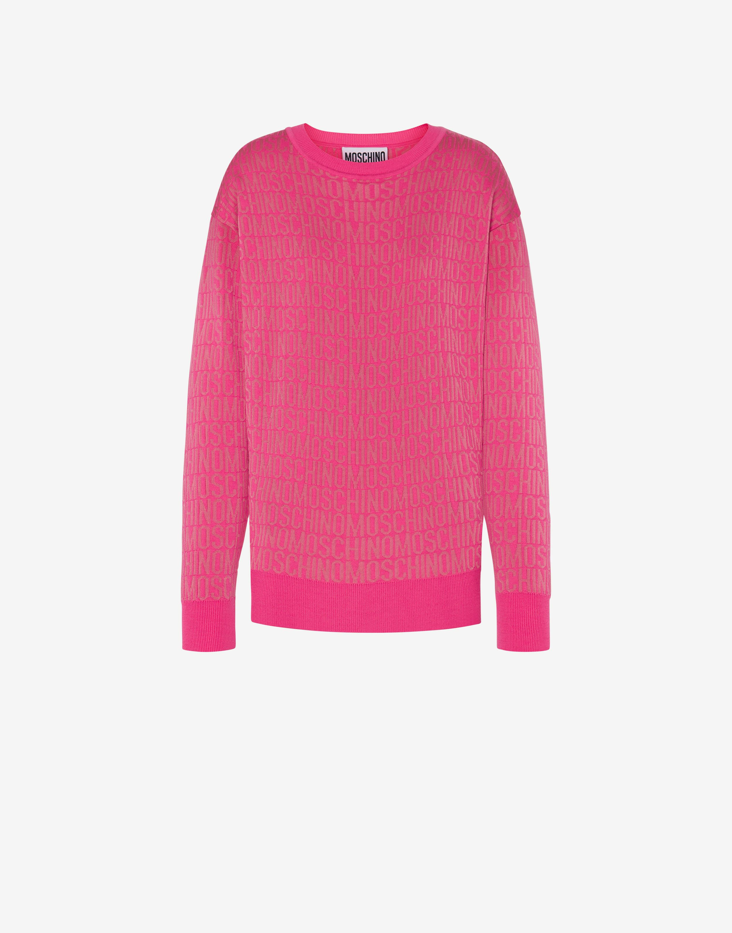 All-over Logo Wool Jumper