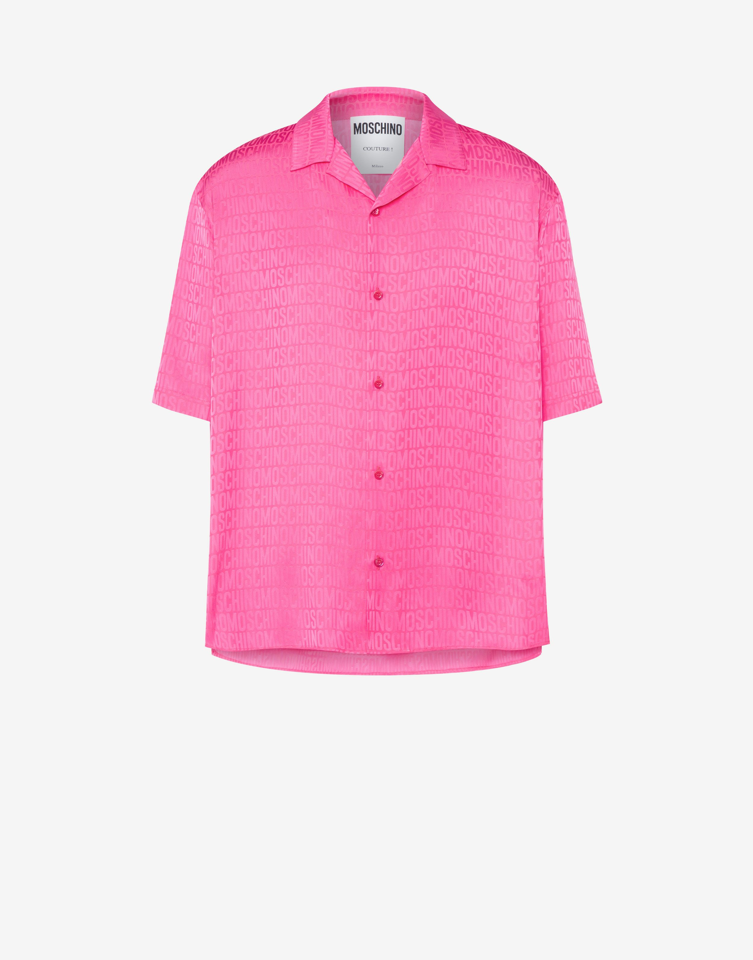 All-over Logo Jacquard Twill Shirt