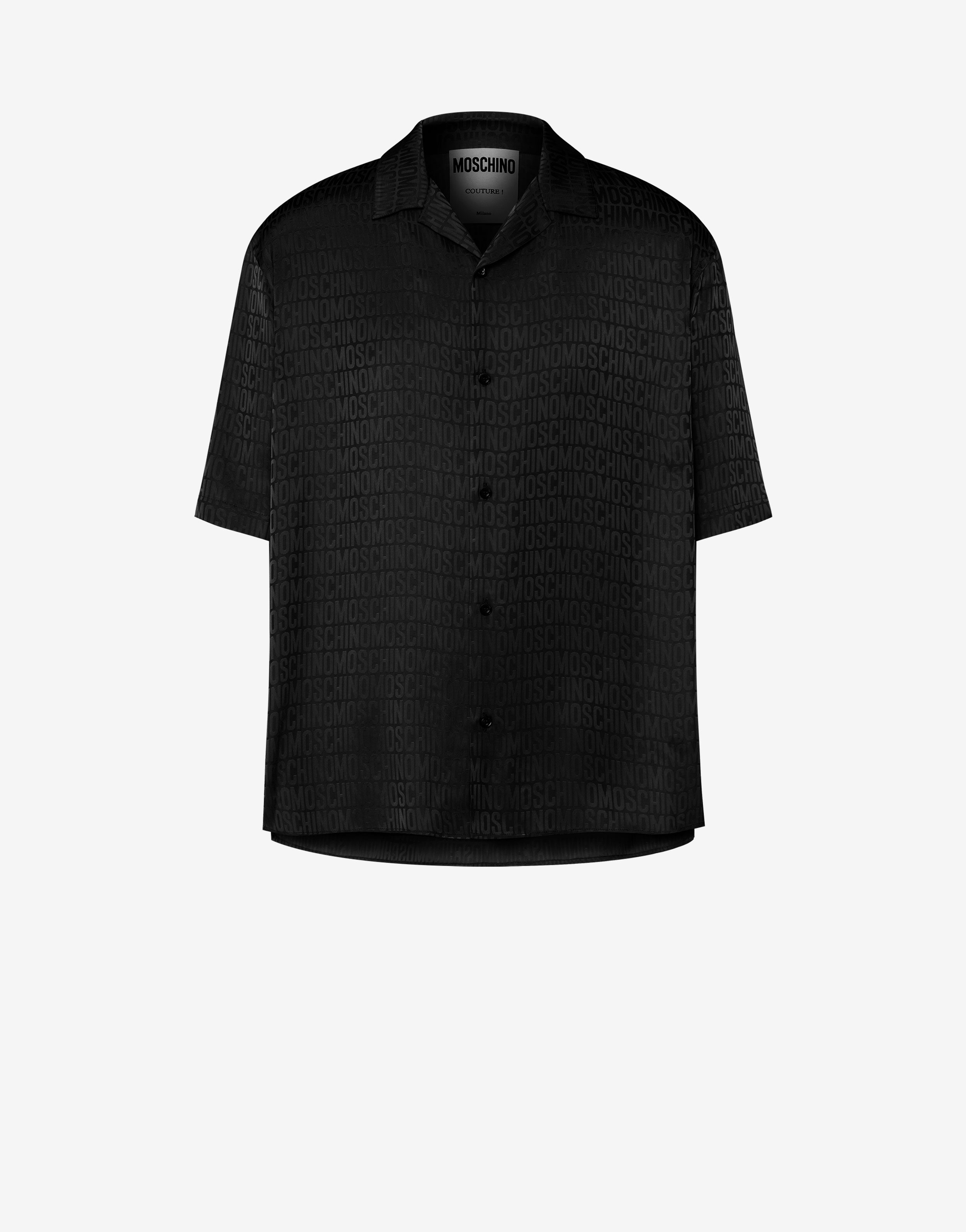 All-over Logo Jacquard Twill Shirt