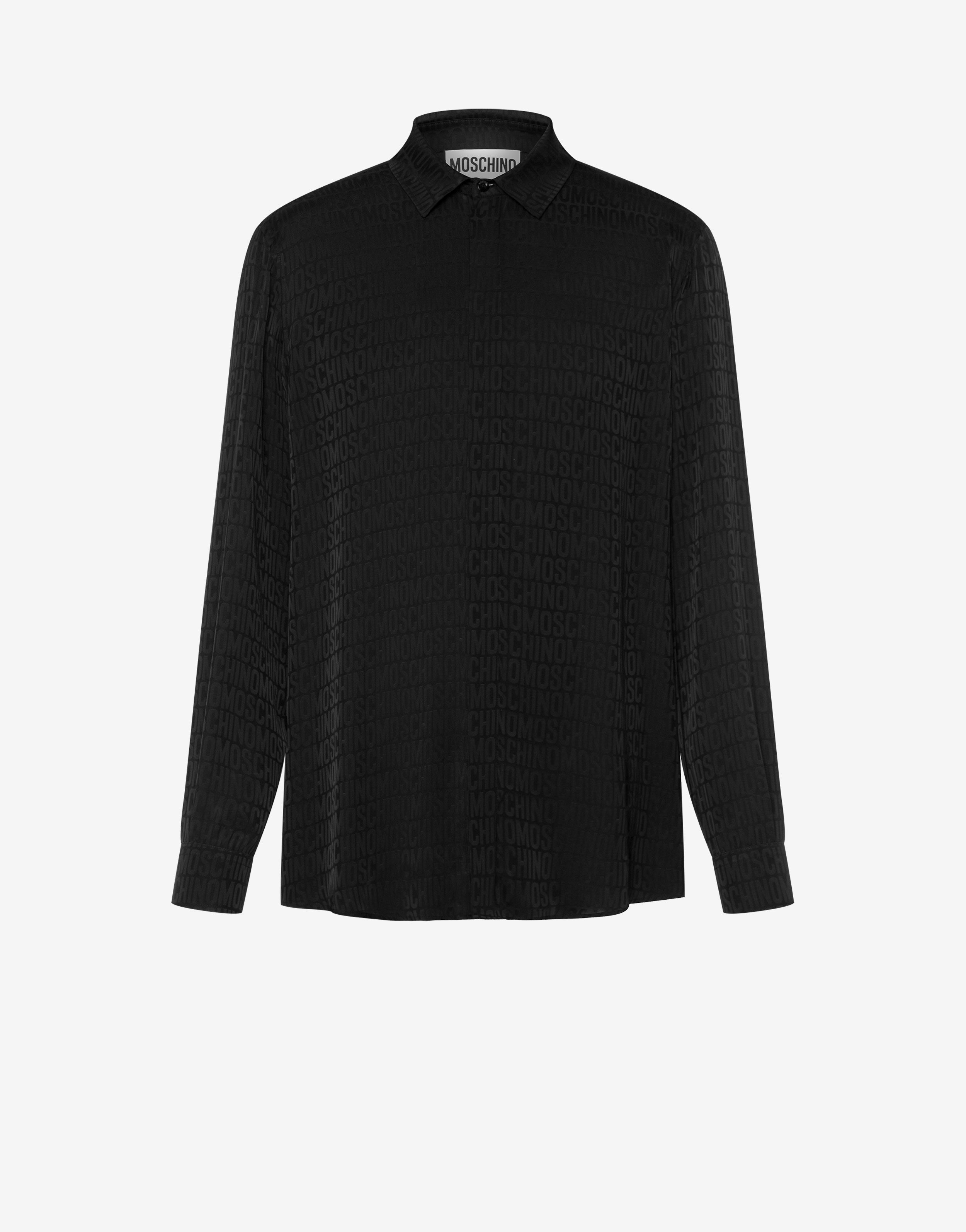 All-over Logo Jacquard Twill Shirt