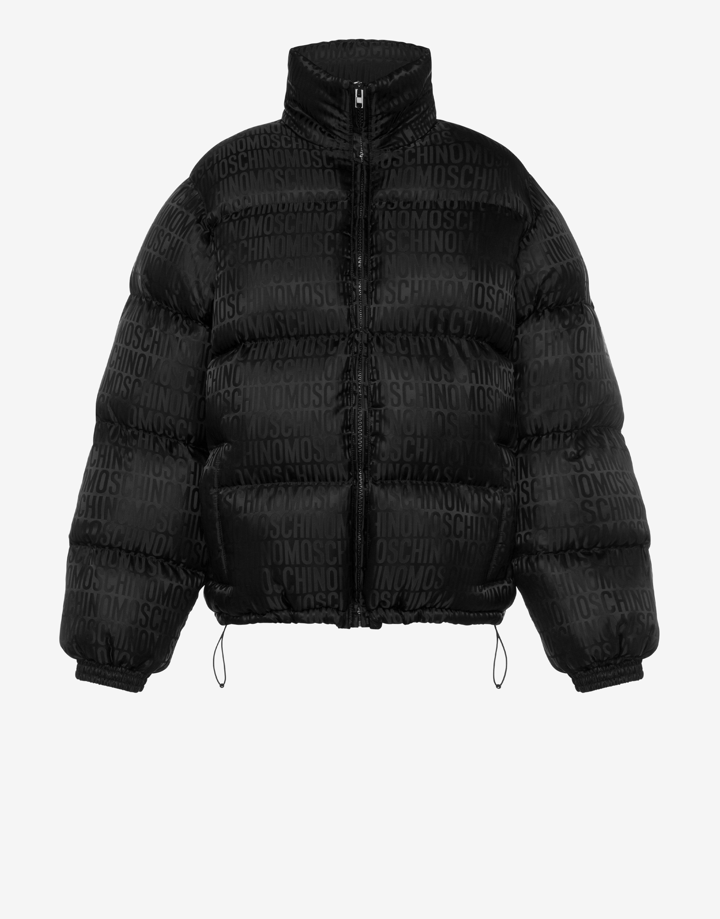 All-over Logo Jacquard Nylon Down Jacket