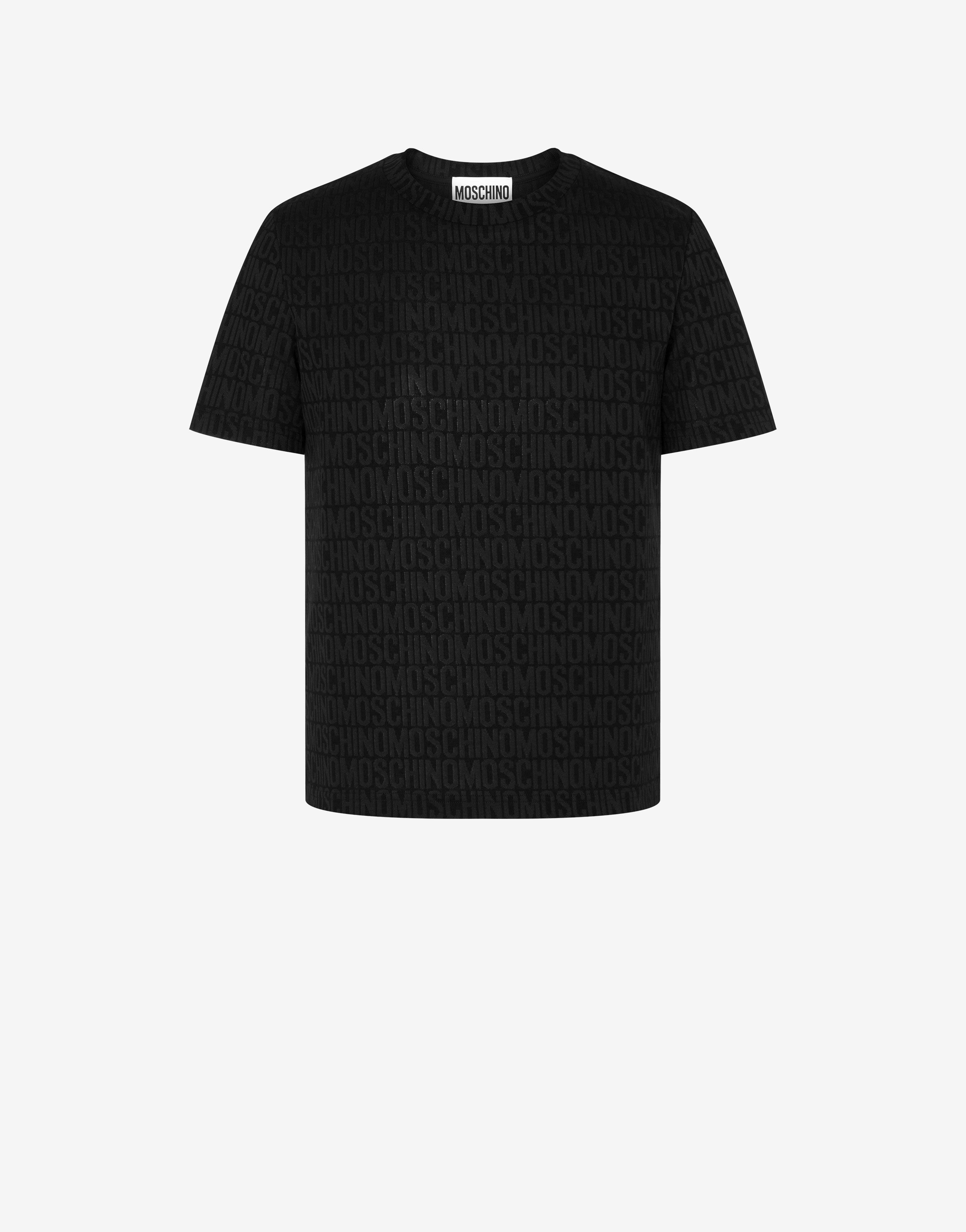 Camiseta De Punto «jacquard» Allover Logo