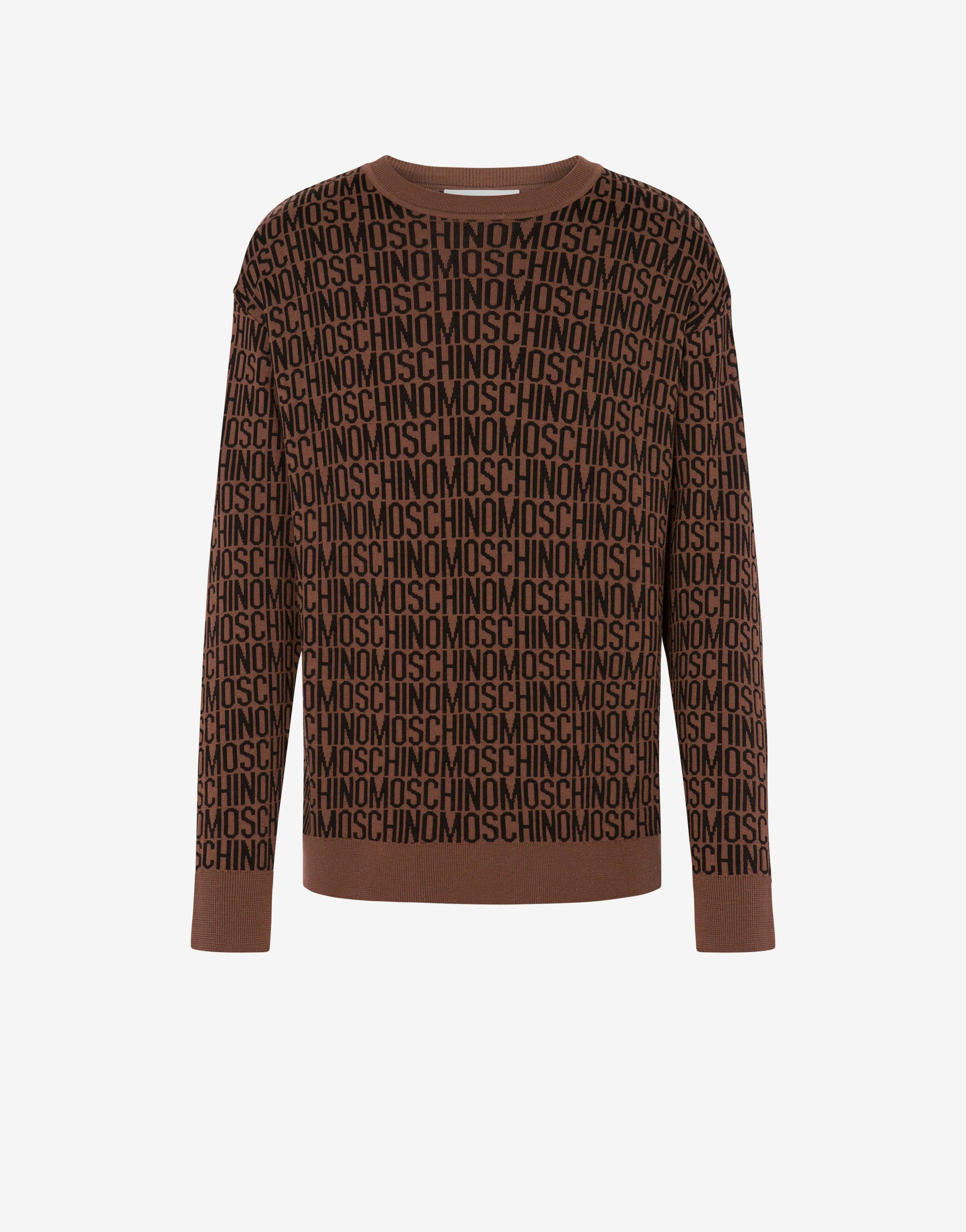Jersey De Lana «jacquard» Allover Logo