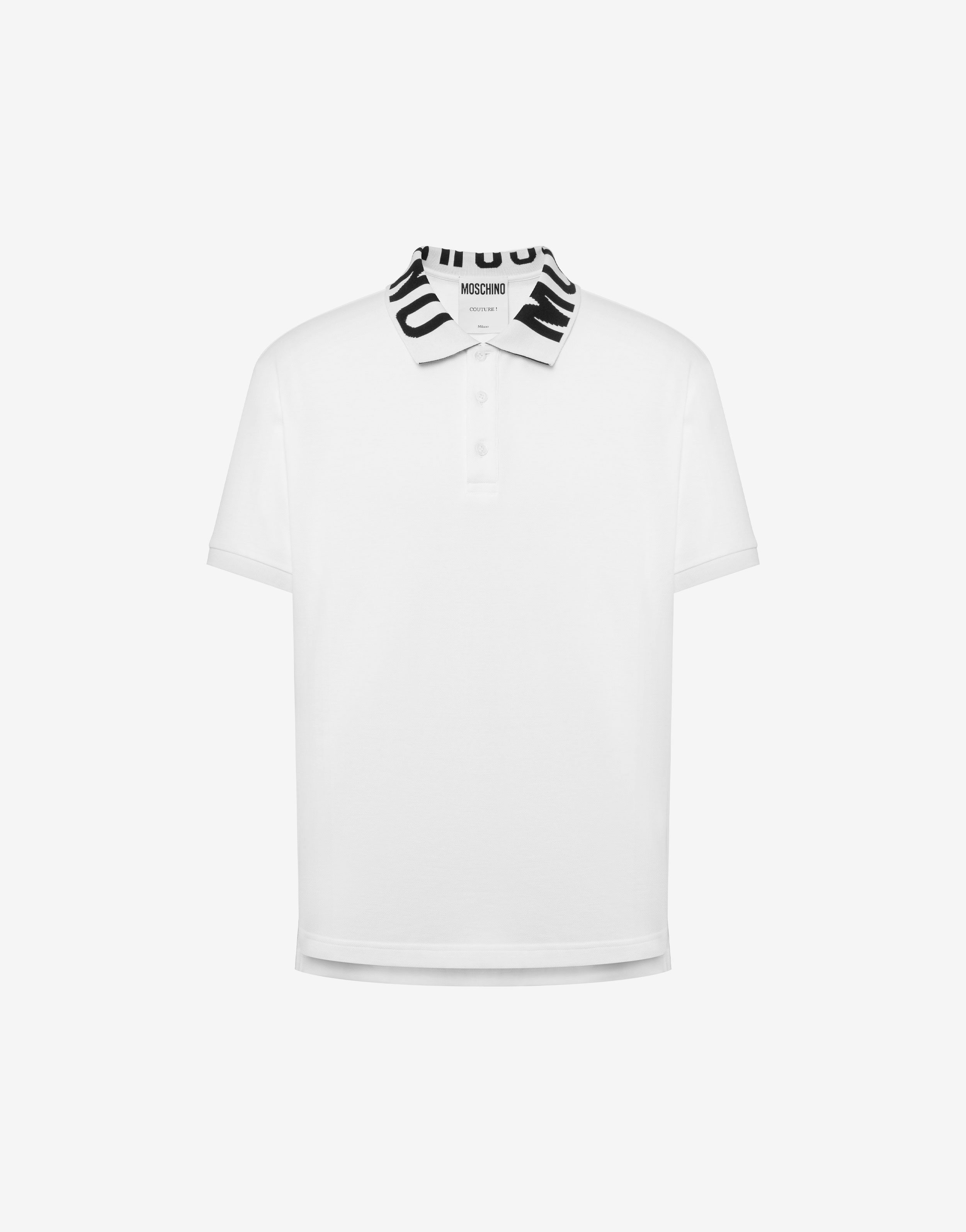 Pique Polo Shirt With Logo