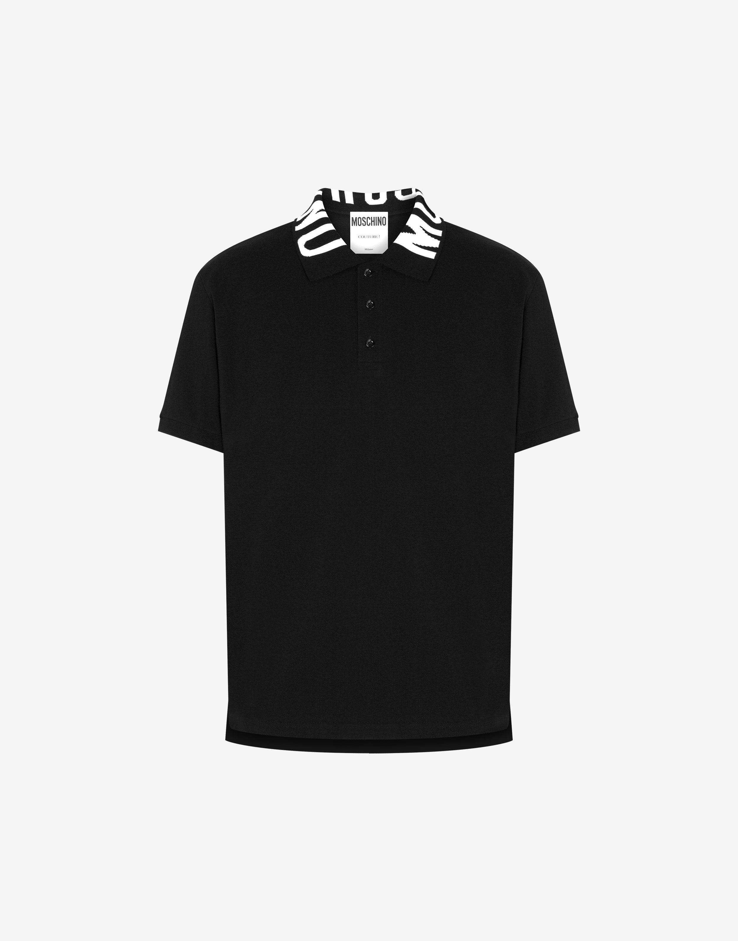 Pique Polo Shirt With Logo