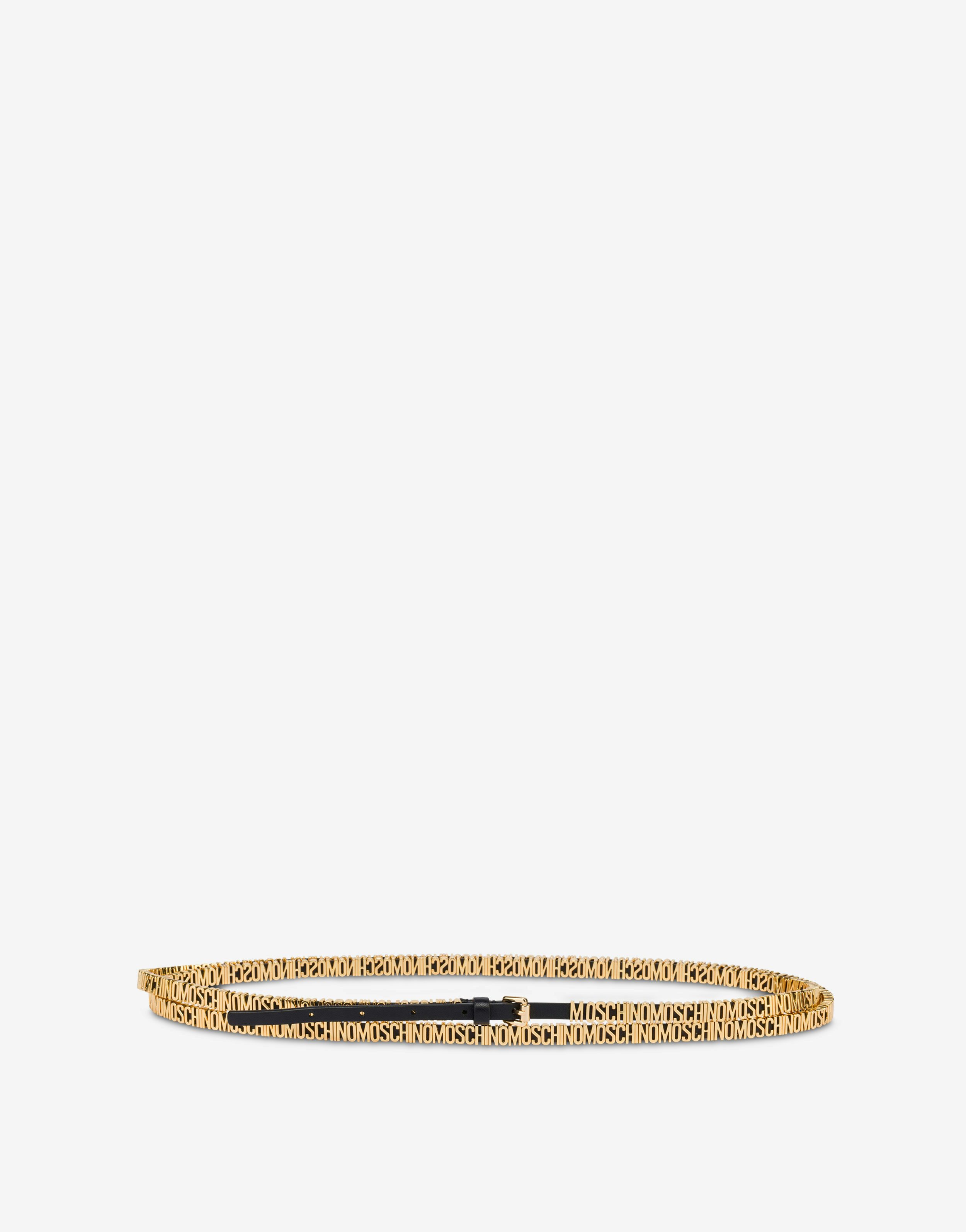 Mini Lettering Double Wrap Belt