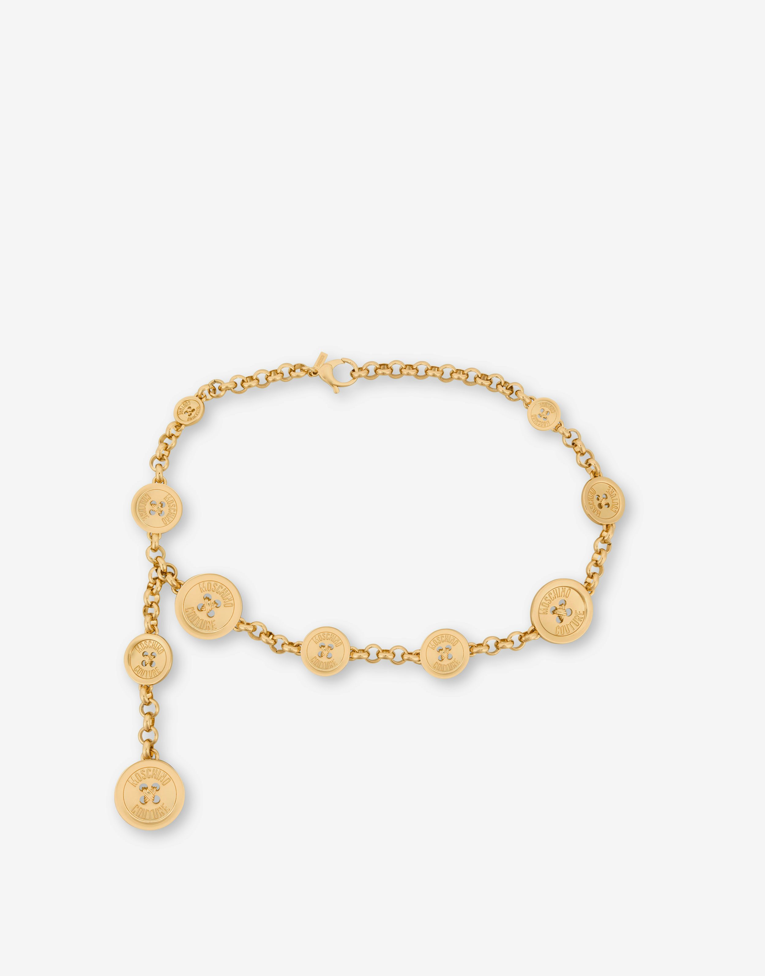 Moschino Buttons Chain Belt
