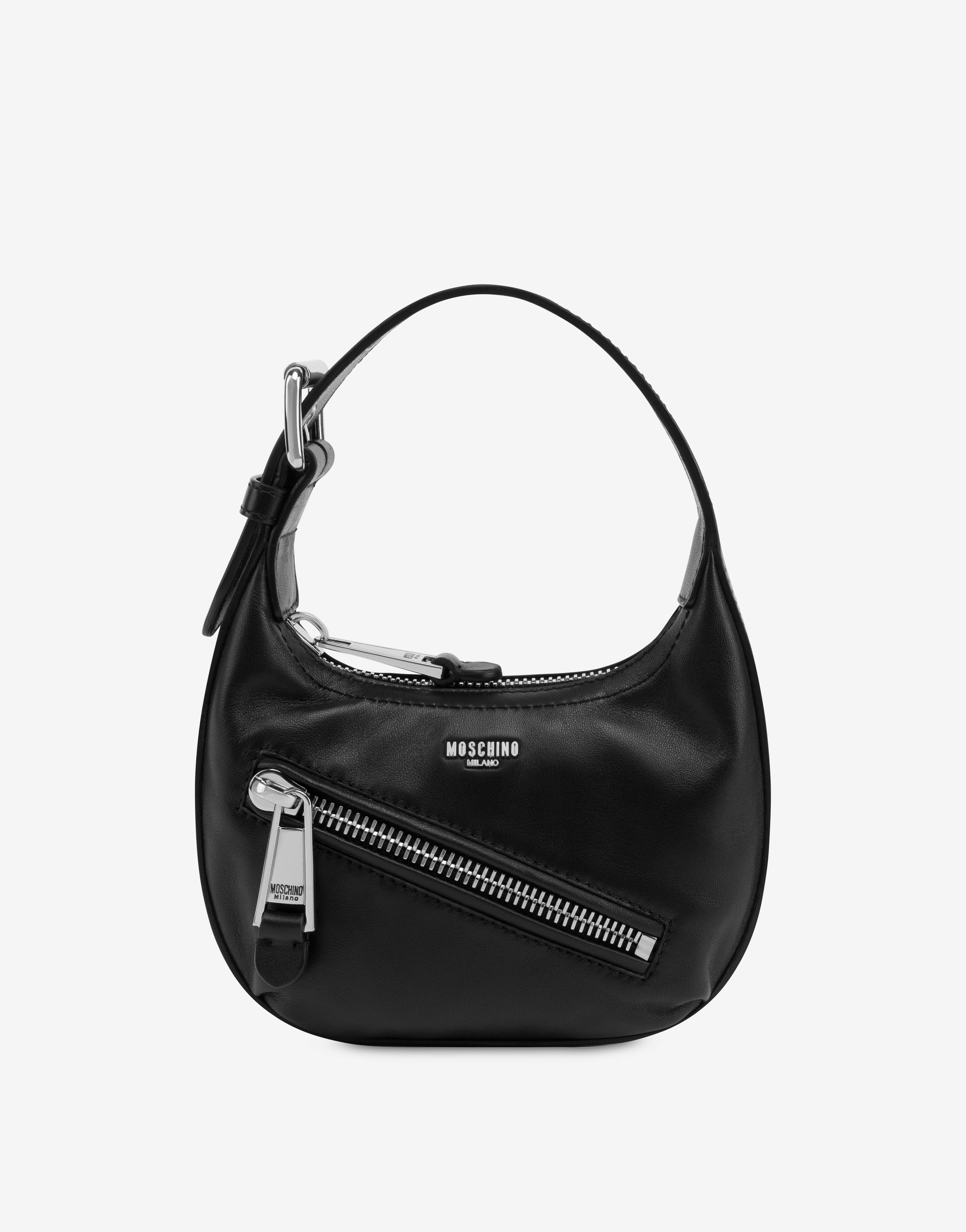 Biker Details Small Nappa Leather Bag