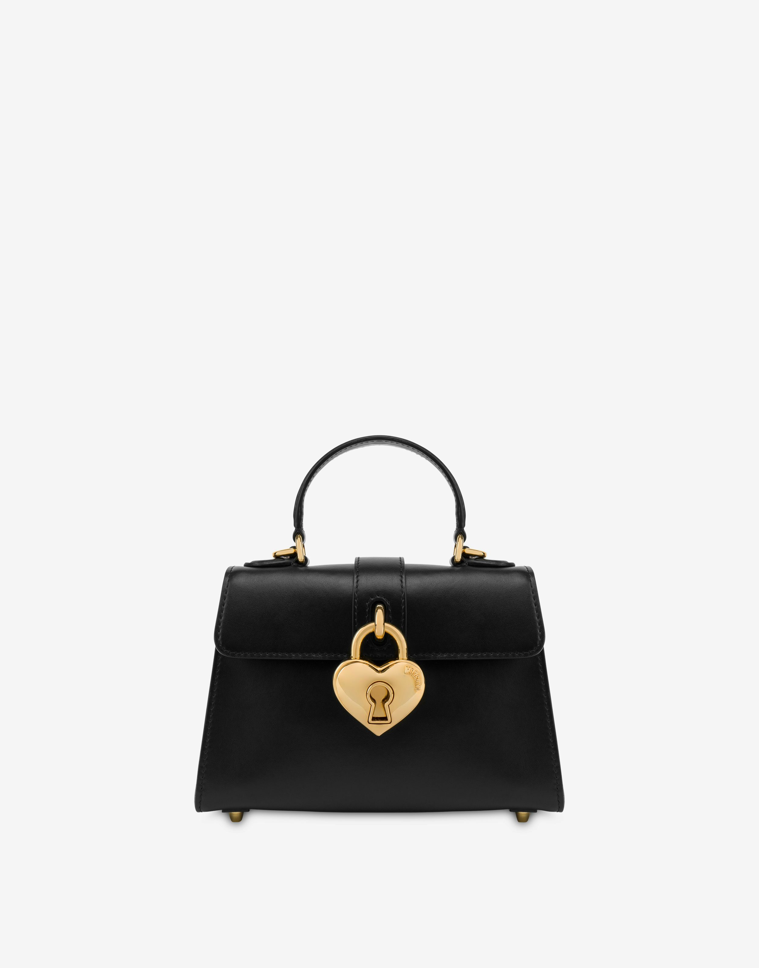 Heart Lock Calfskin Handbag