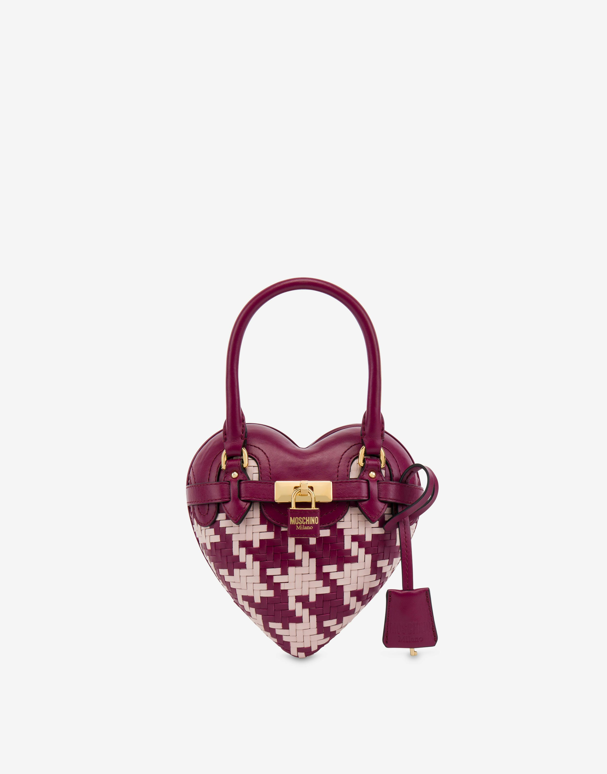 Houndstooth Moschino Heartbeat Bag