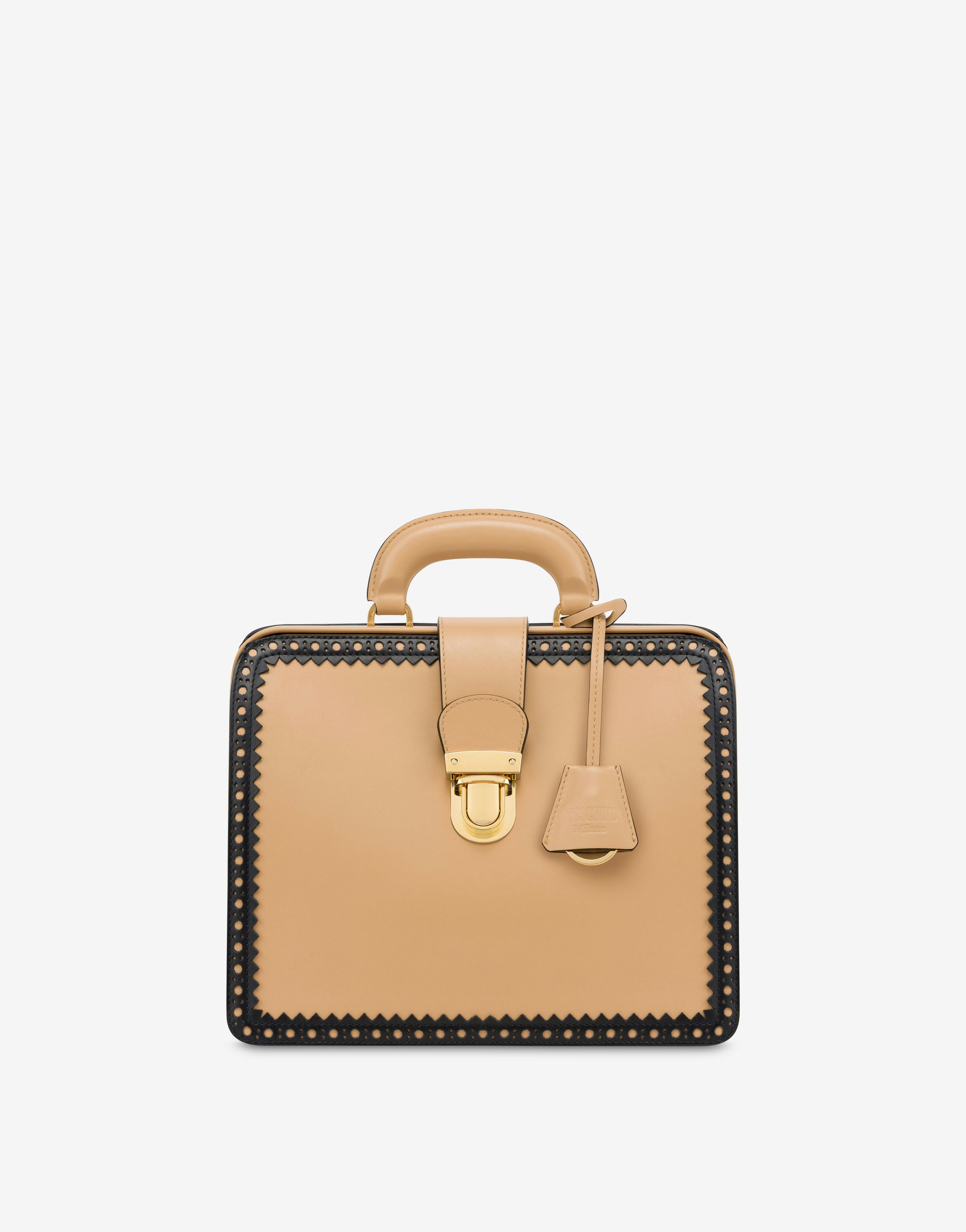 Vintage Suitcase Calfskin Bag