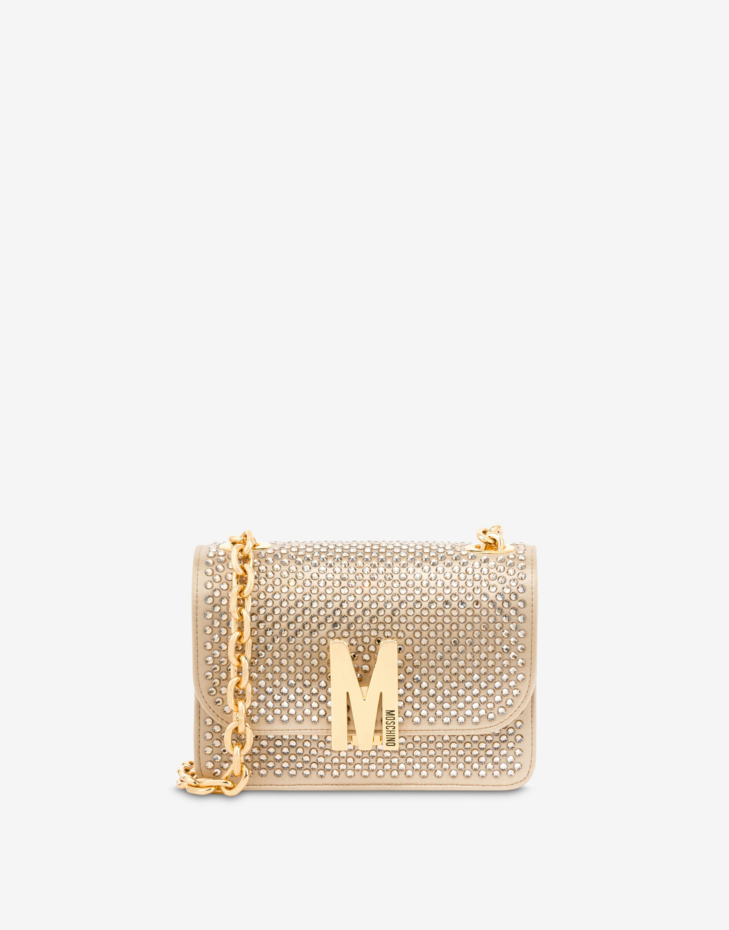 M Bag With Rhinestones