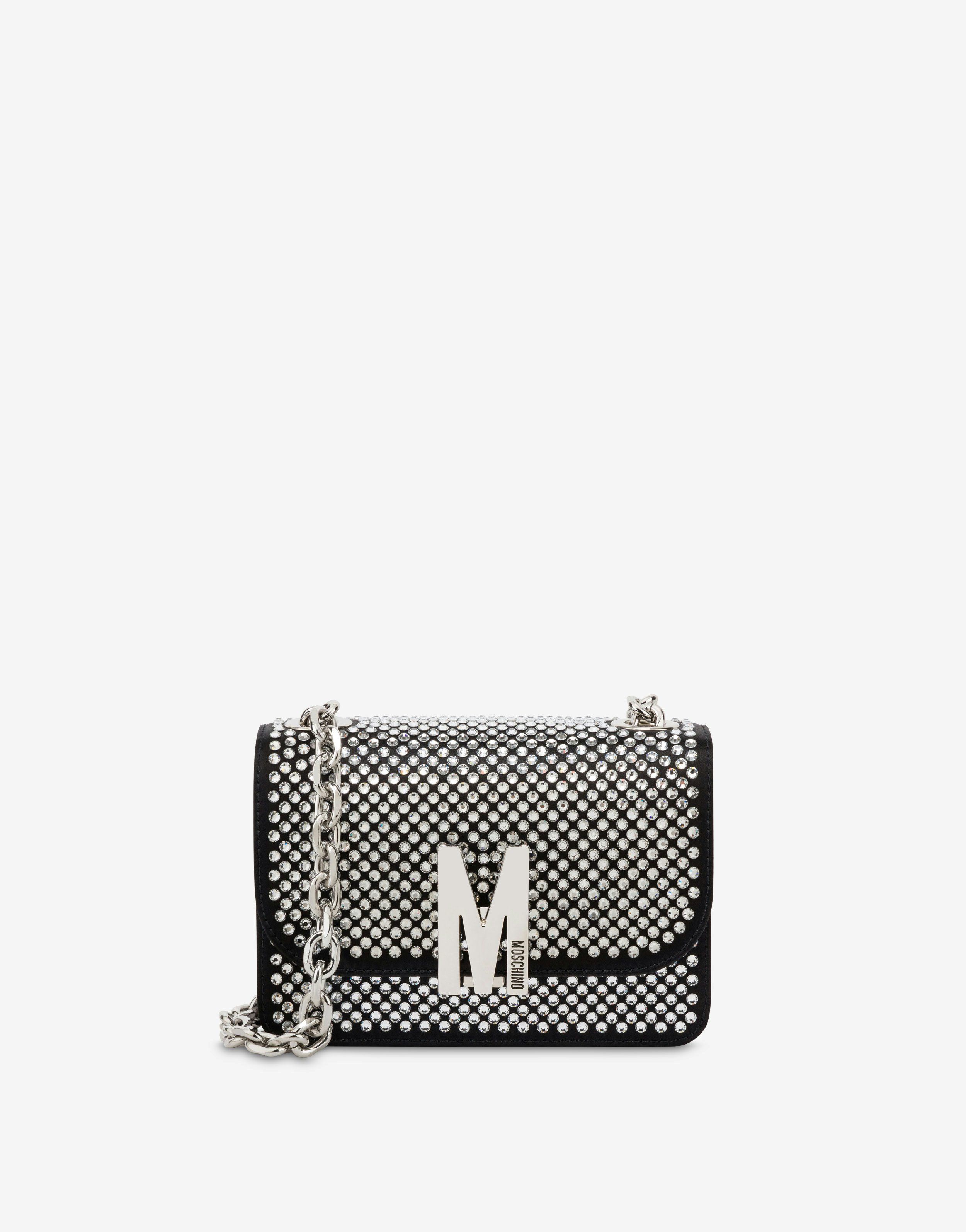 M Bag With Rhinestones