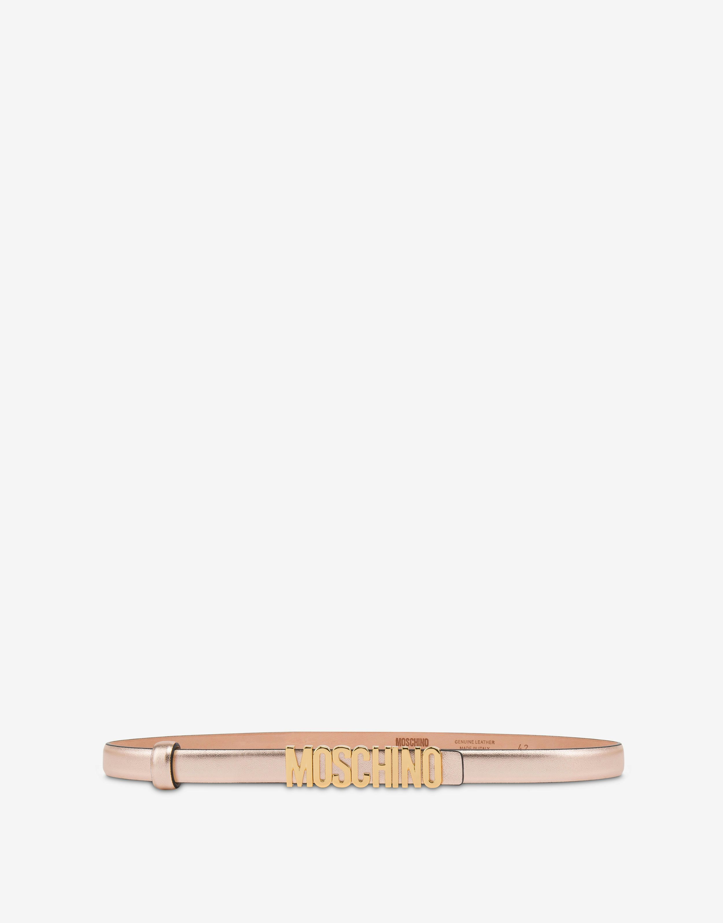 Lettering Logo Laminated Belt