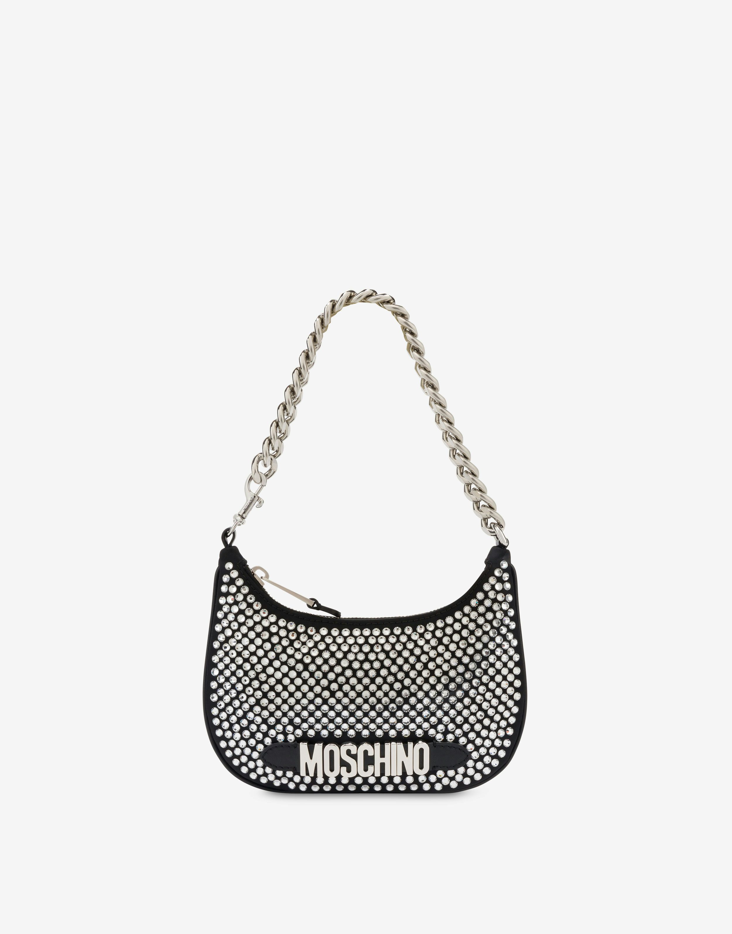 Small Handbag With Rhinestones