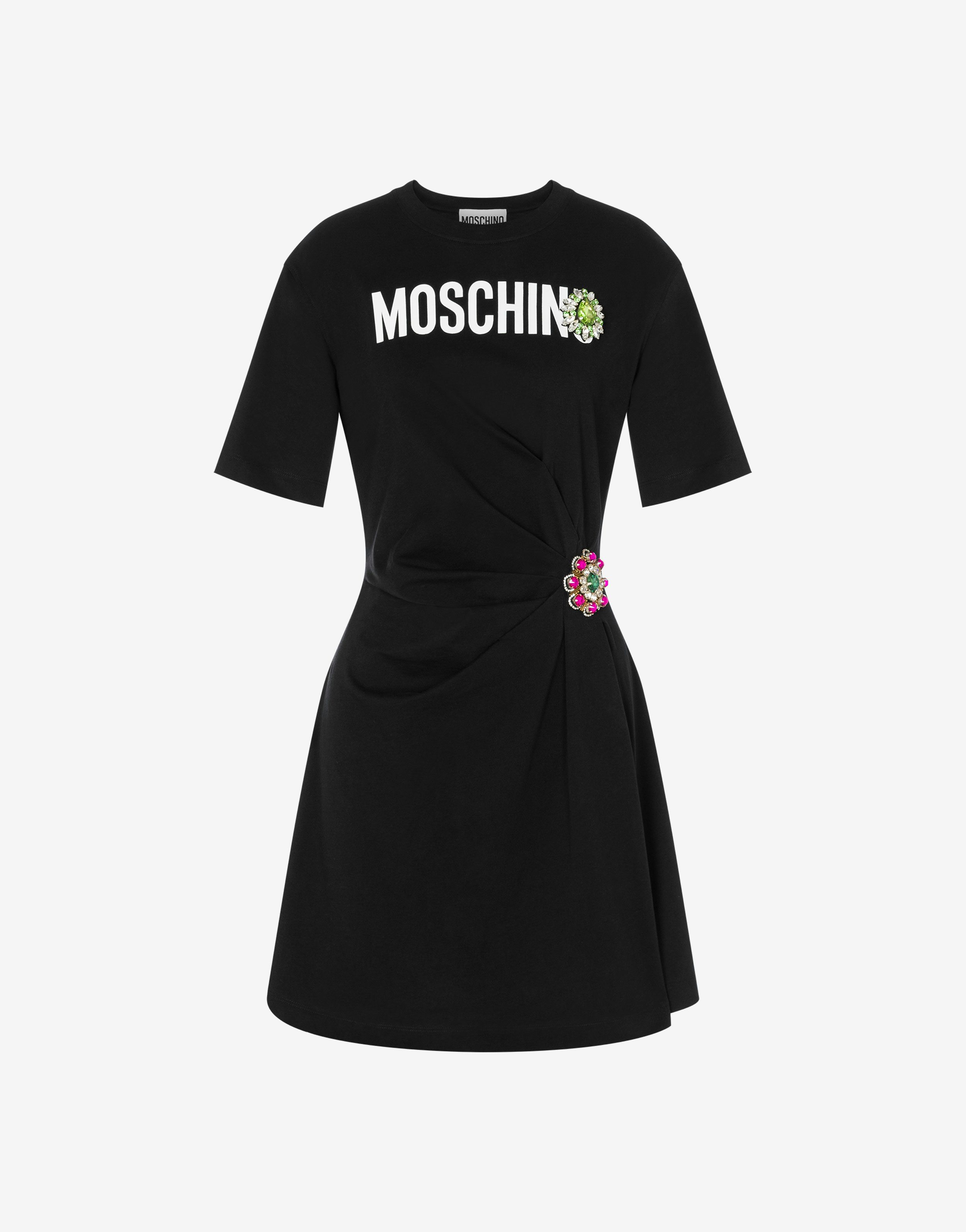 Jewel Flower Organic Jersey Dress