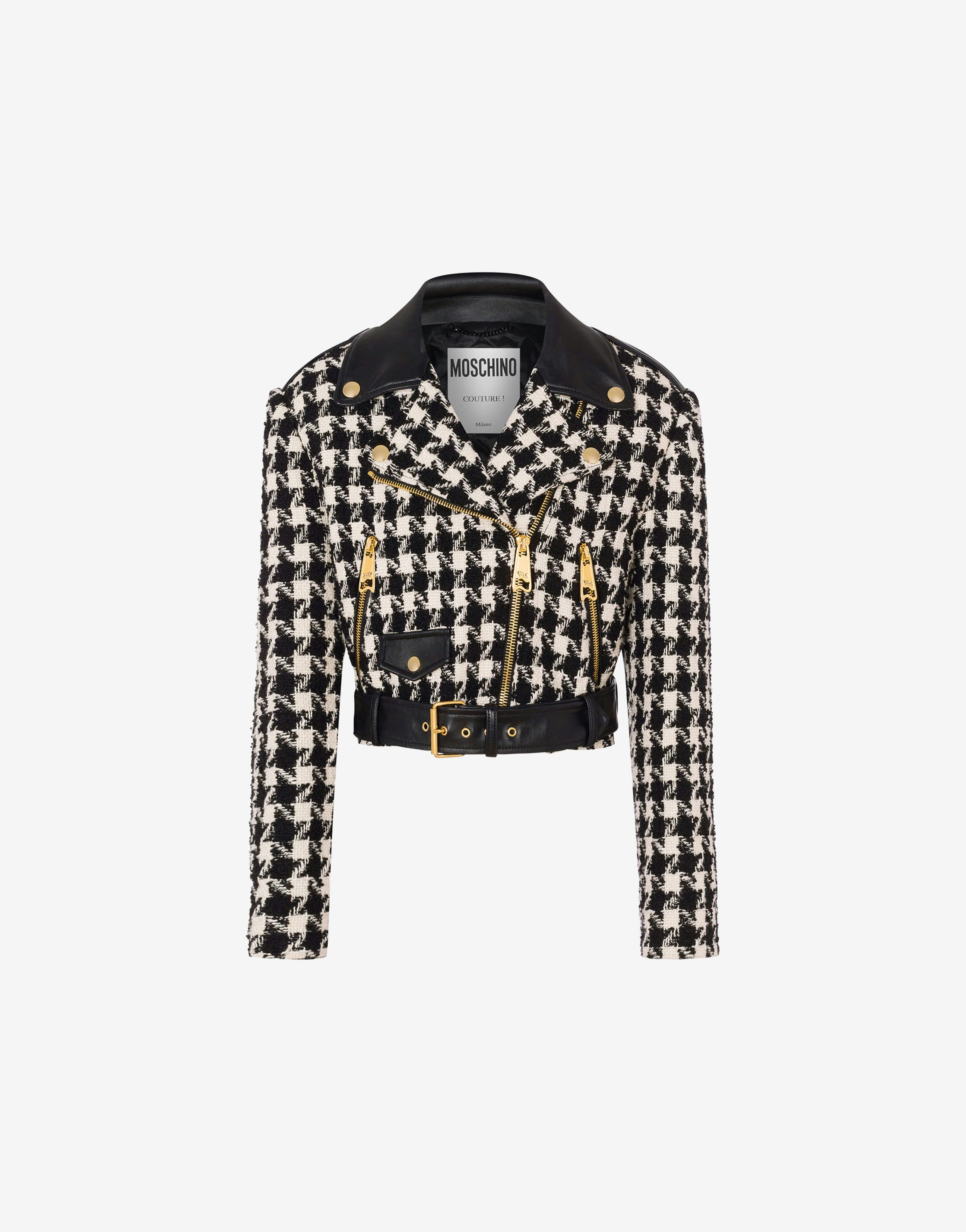 Pied De Poule Bouclé Biker