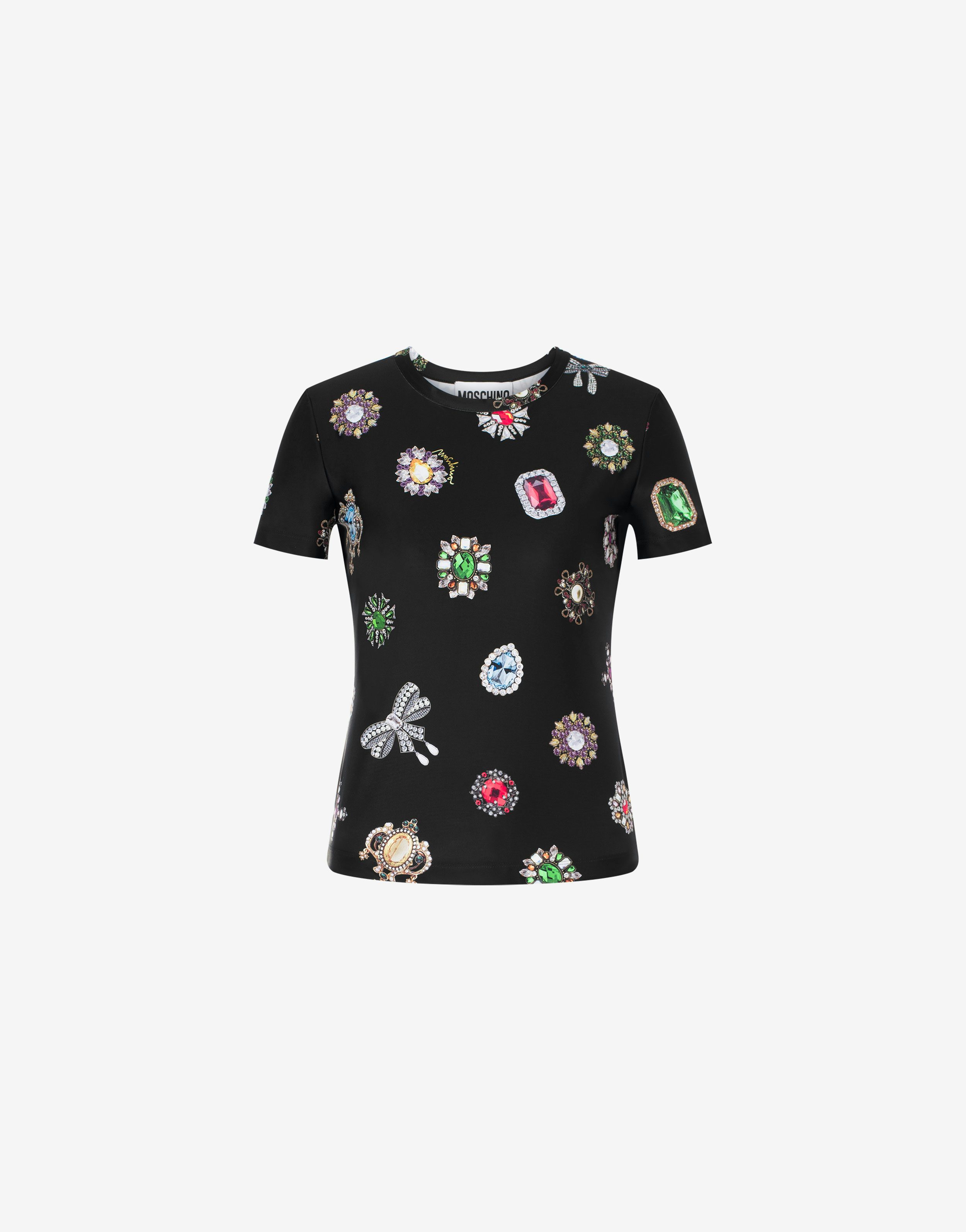 Allover Jewels Stretch Lycra T-shirt