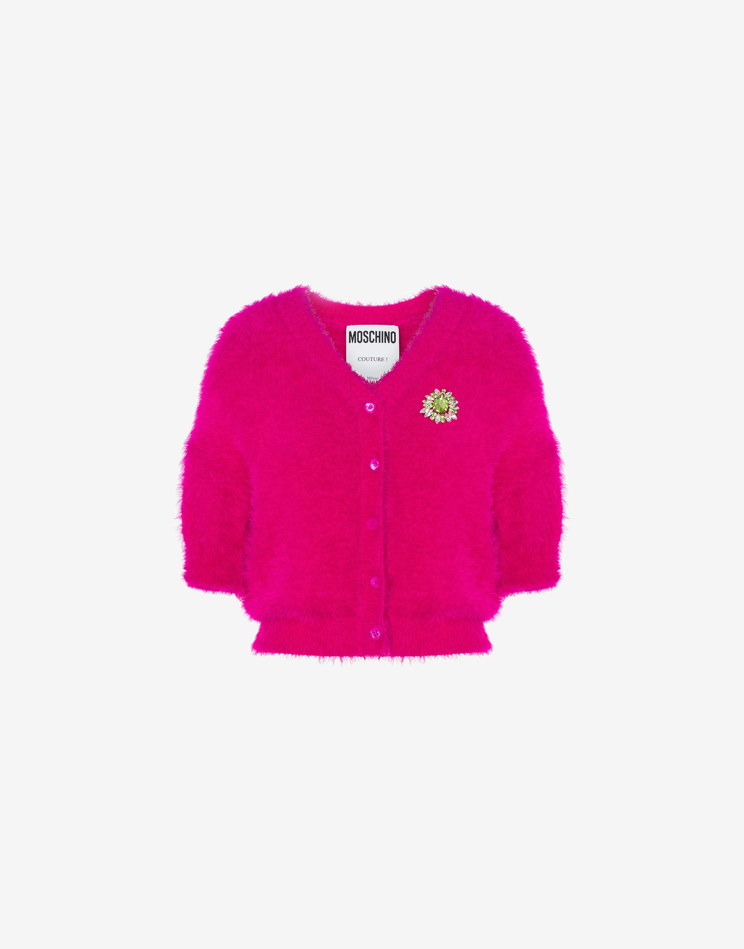 Jewel Flower Soft Fabric Cardigan