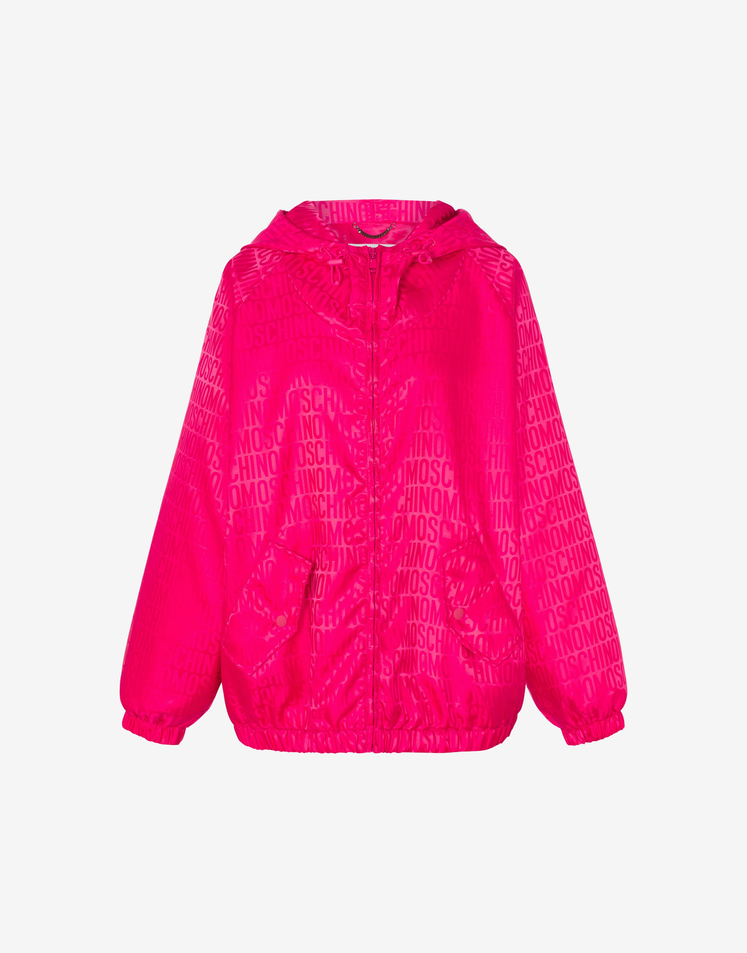 Allover Logo Nylon Windbreaker