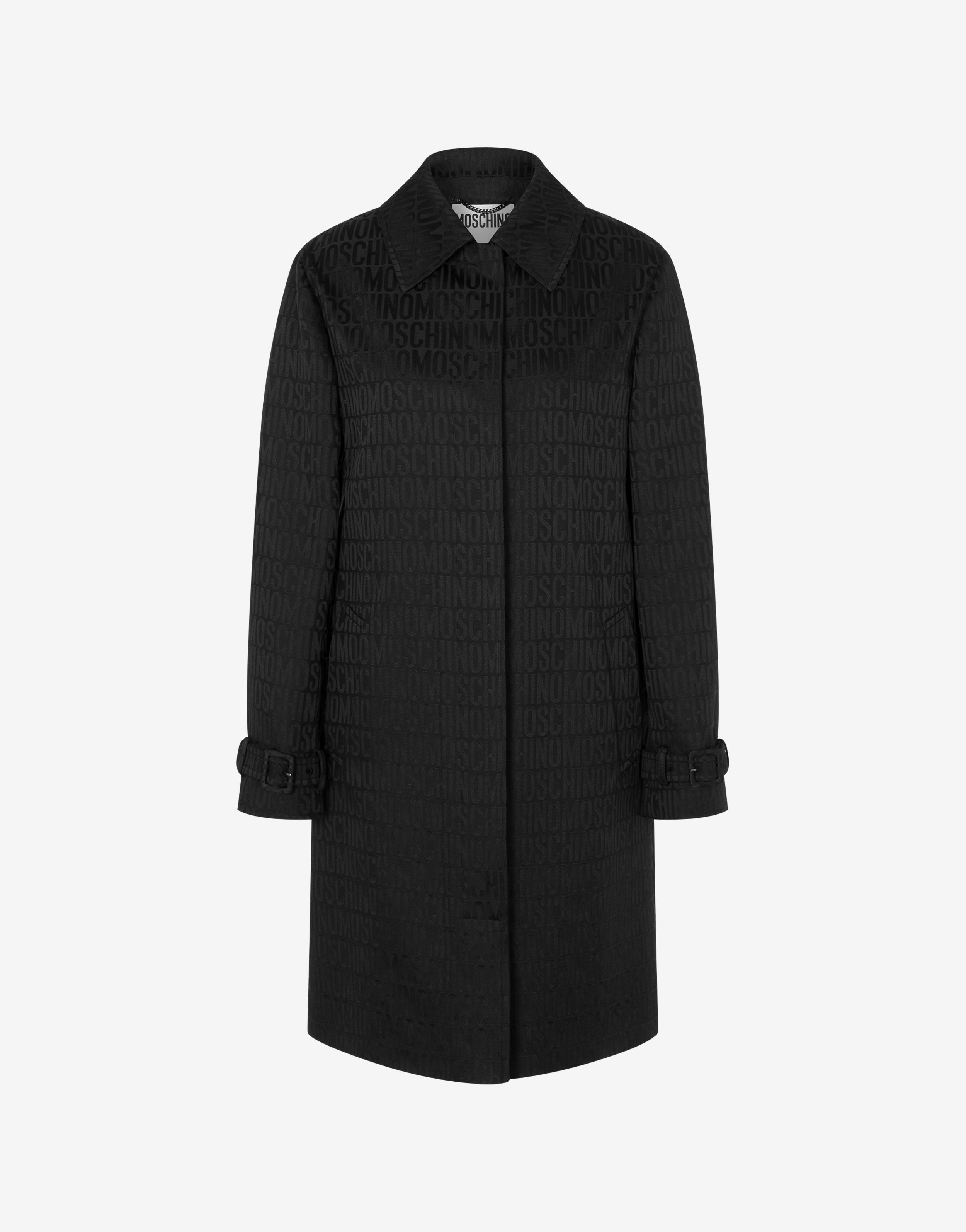 Allover Logo Nylon Coat