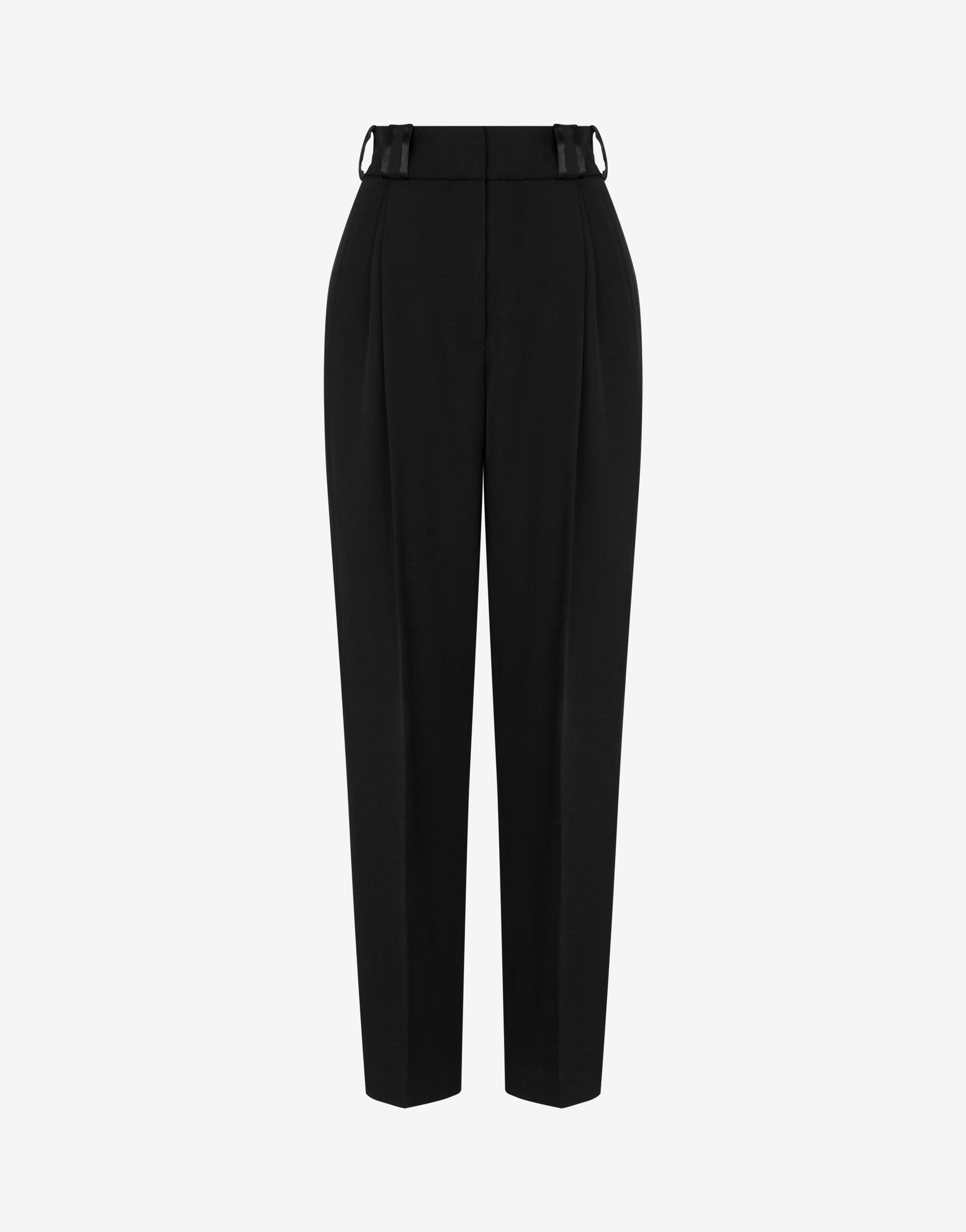 Tuxedo Inspired Wool Trousers
