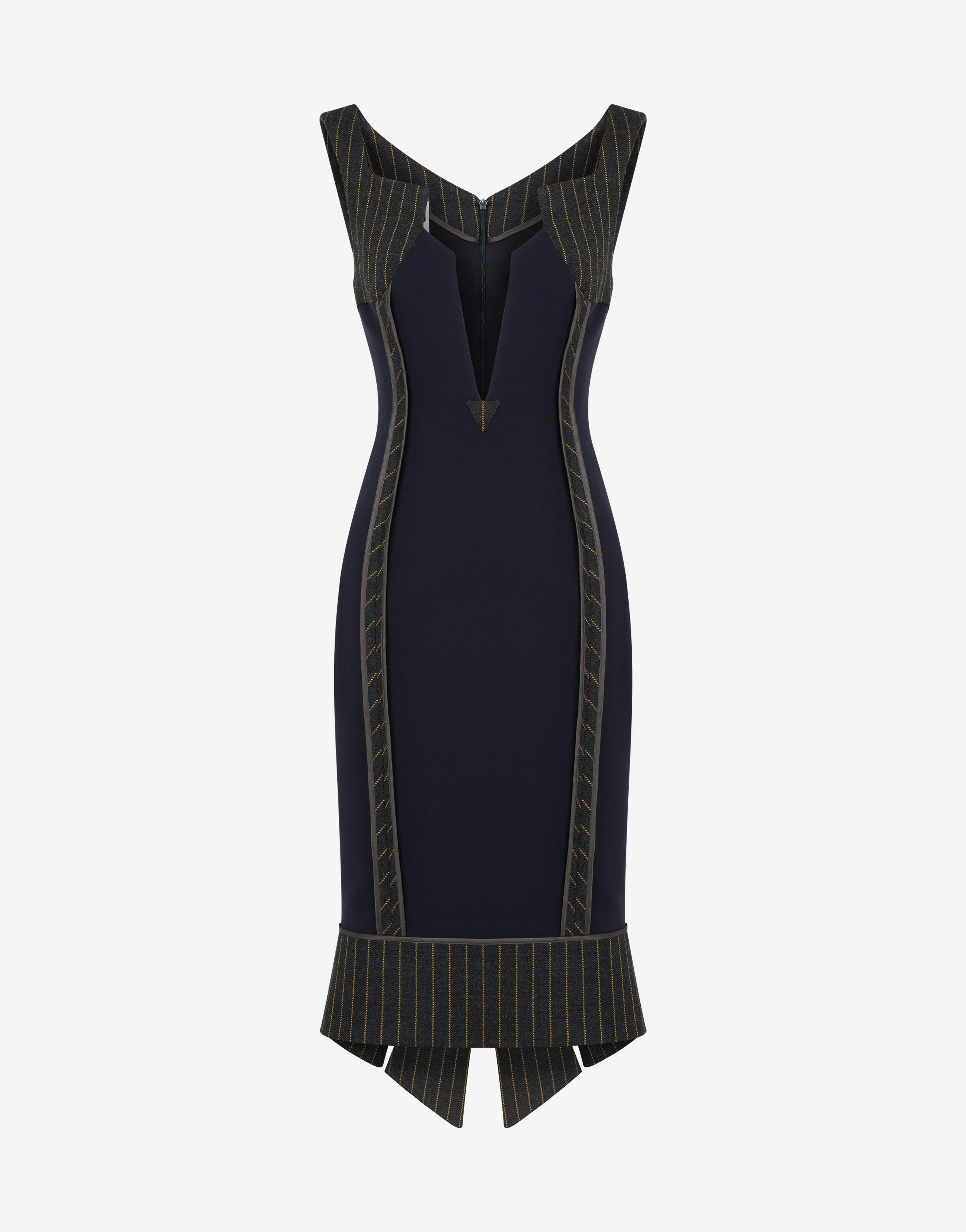 Inside Out Crêpe And Wool Dress