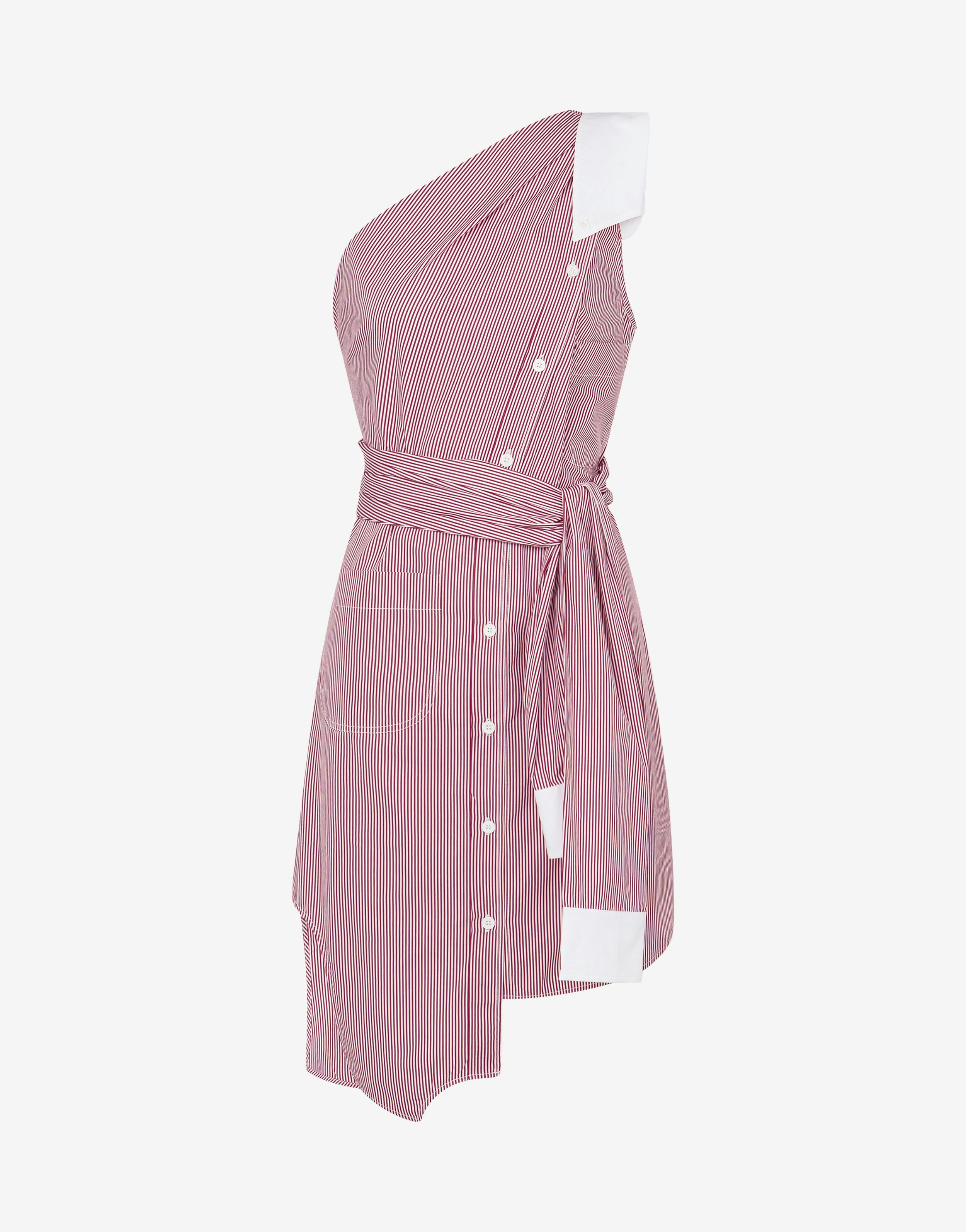 Striped Poplin Dress