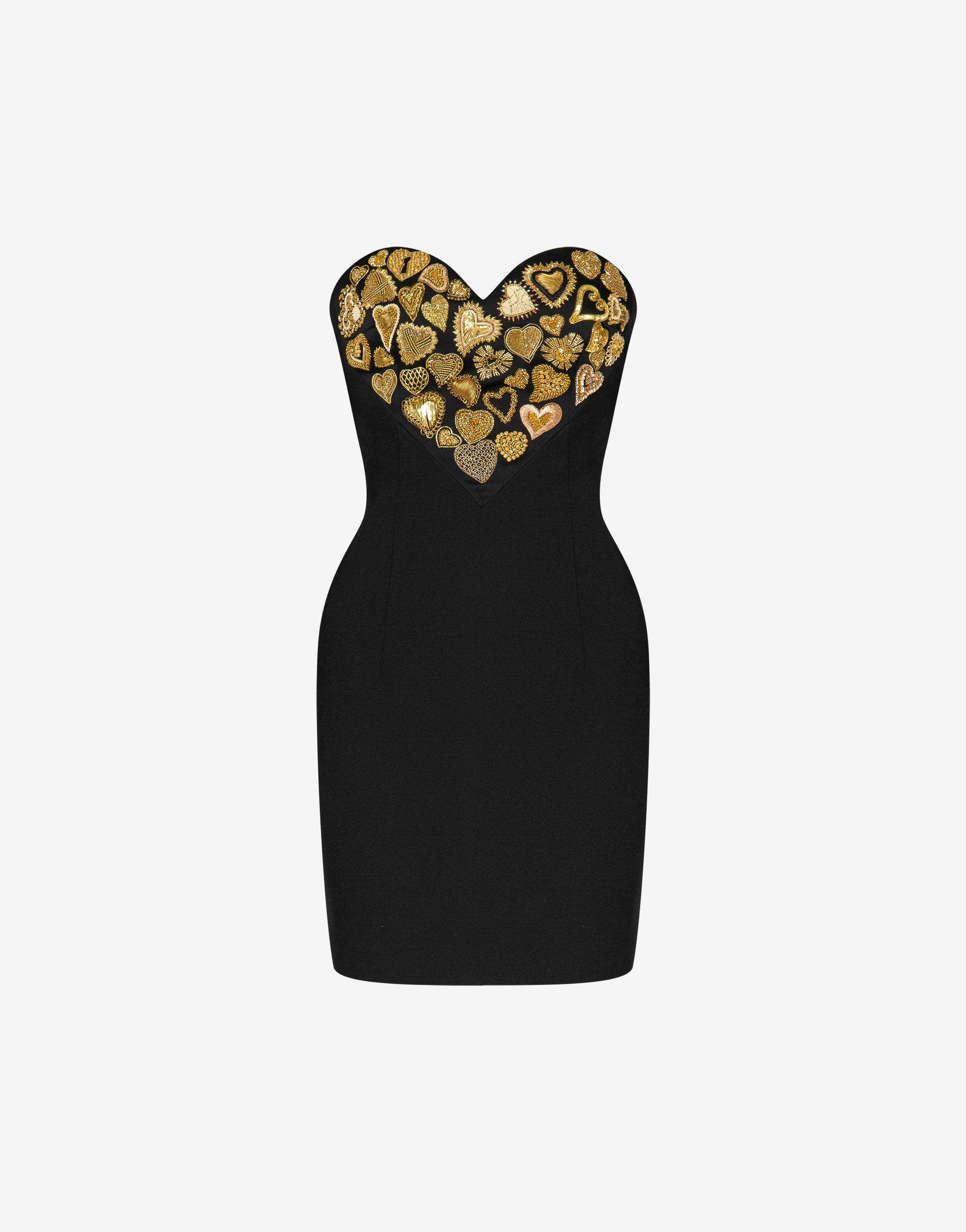 Embellished Hearts Short Corset Dress