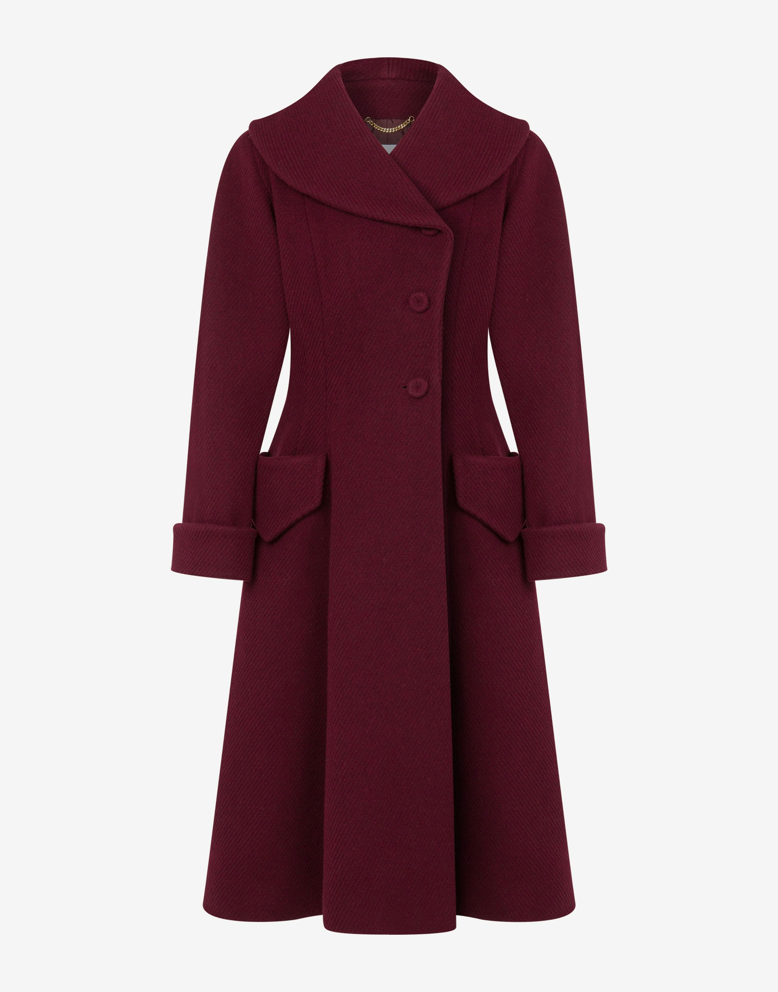 Wool And Nylon Felt Coat