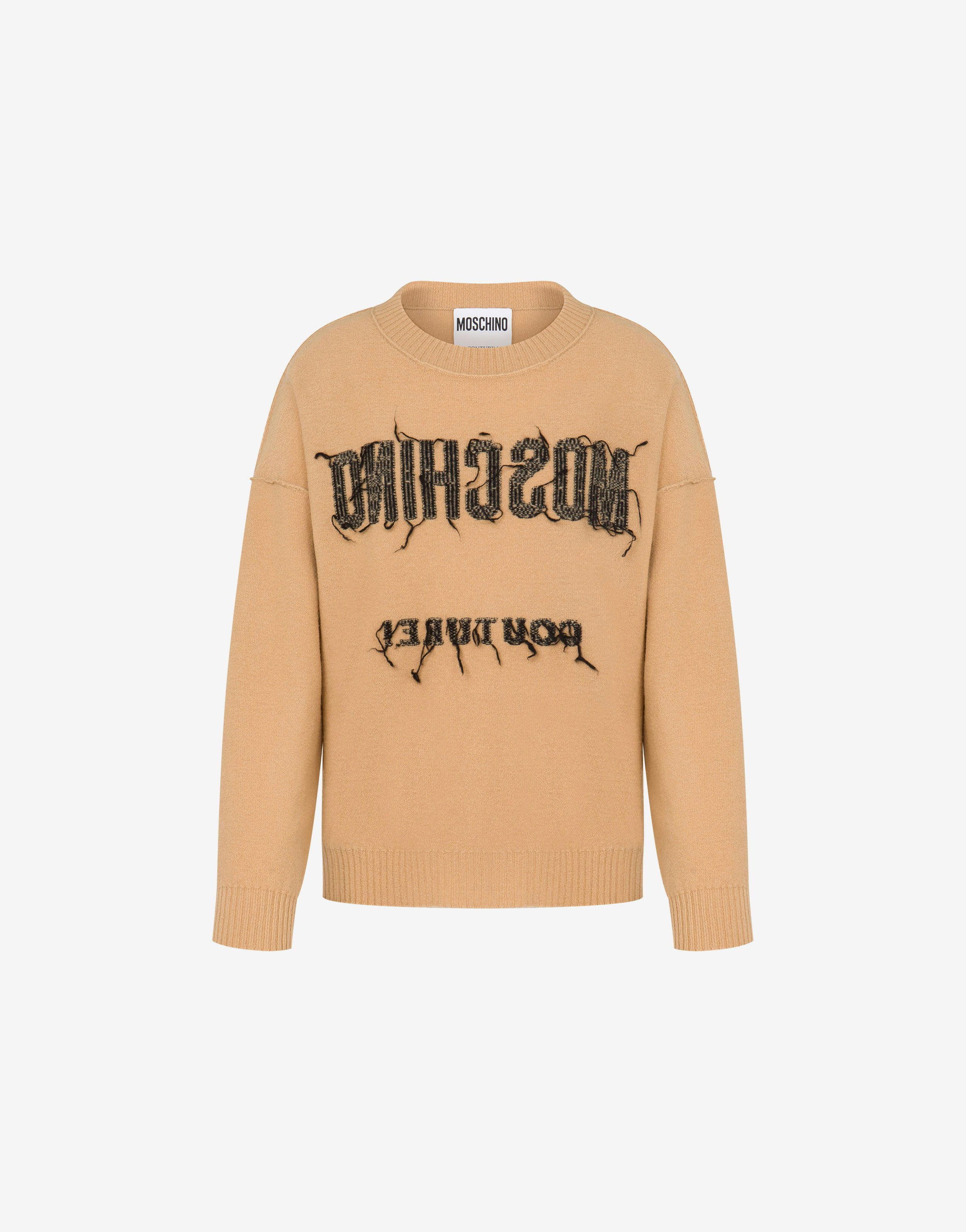 Inside Out Logo Wool Jumper