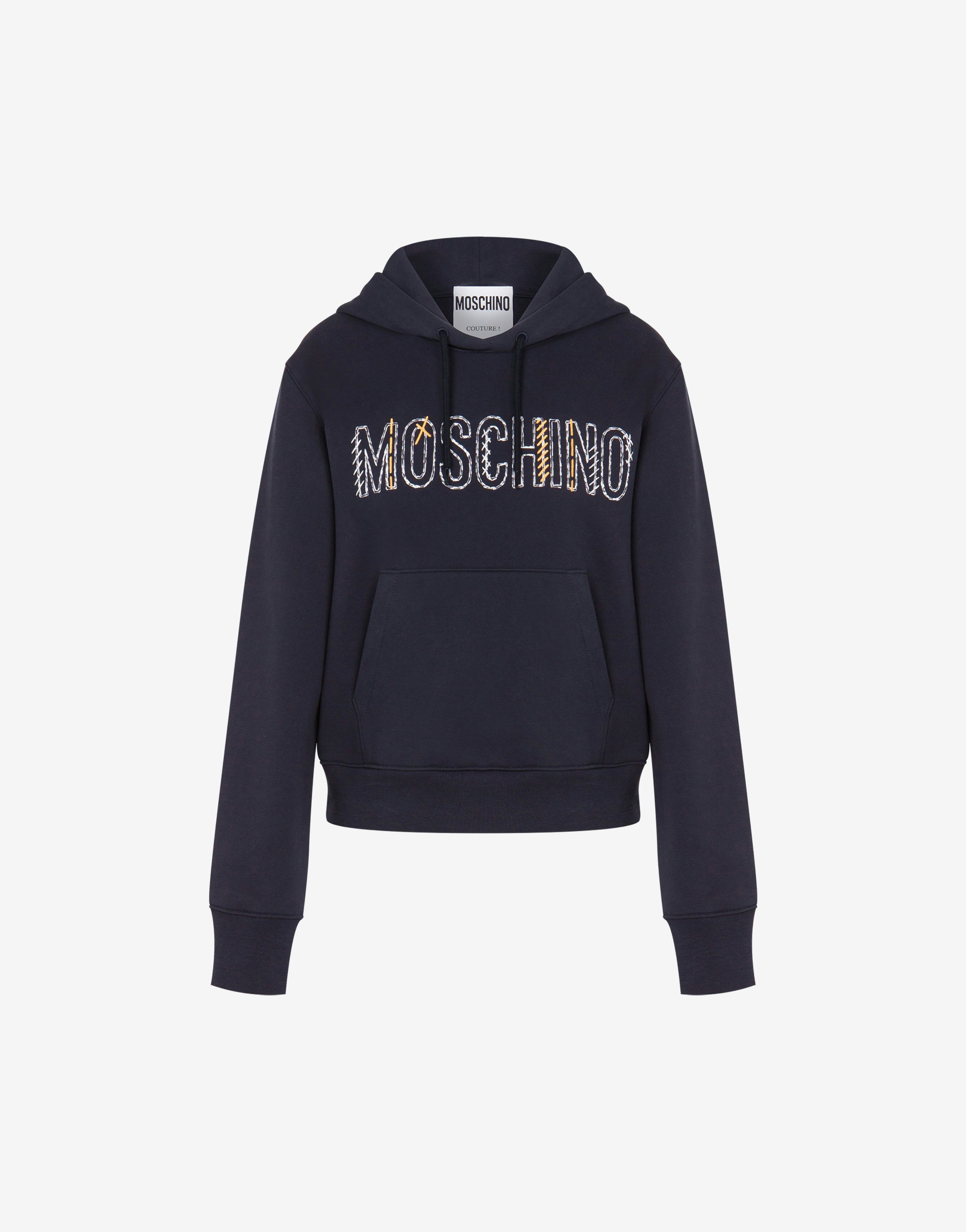 Stitching Logo Hoodie