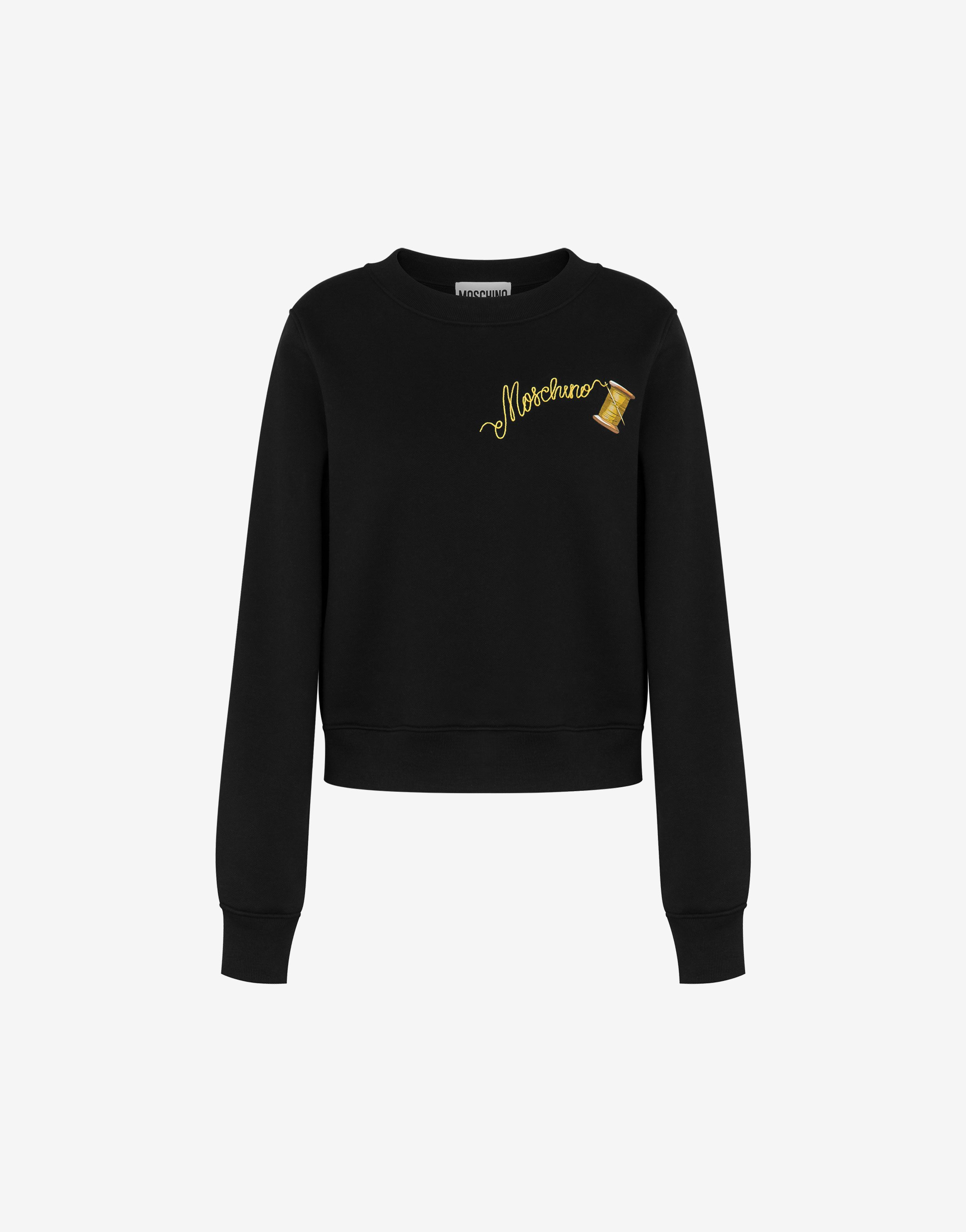 Sartorial Logo Embroidery Organic Cotton Sweatshirt