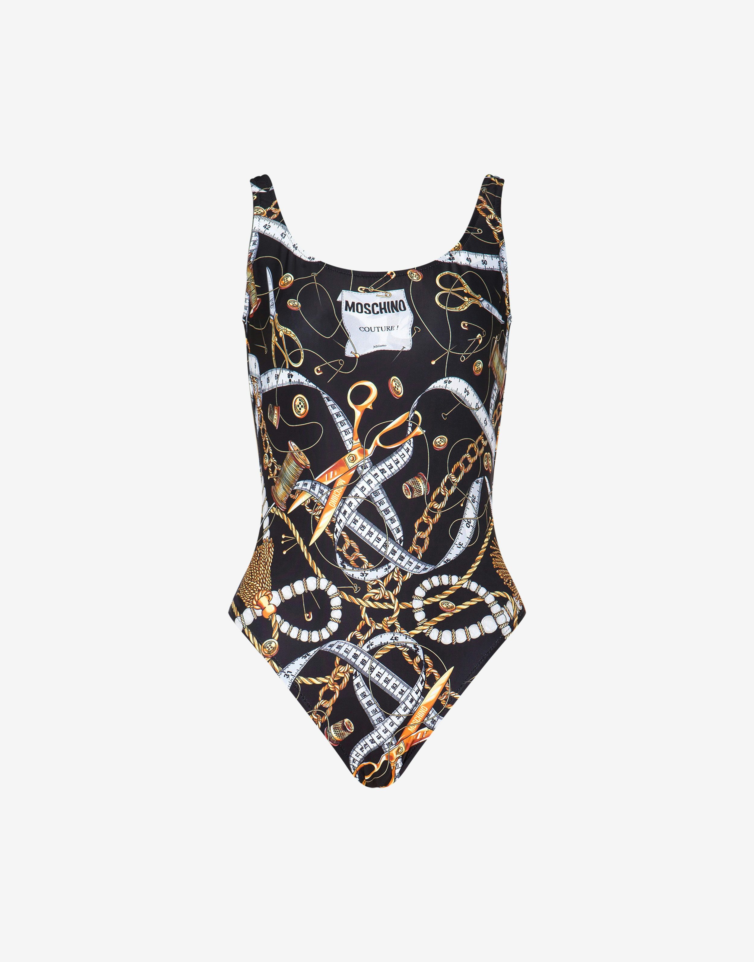 Allover Sartorial One-piece Swimsuit