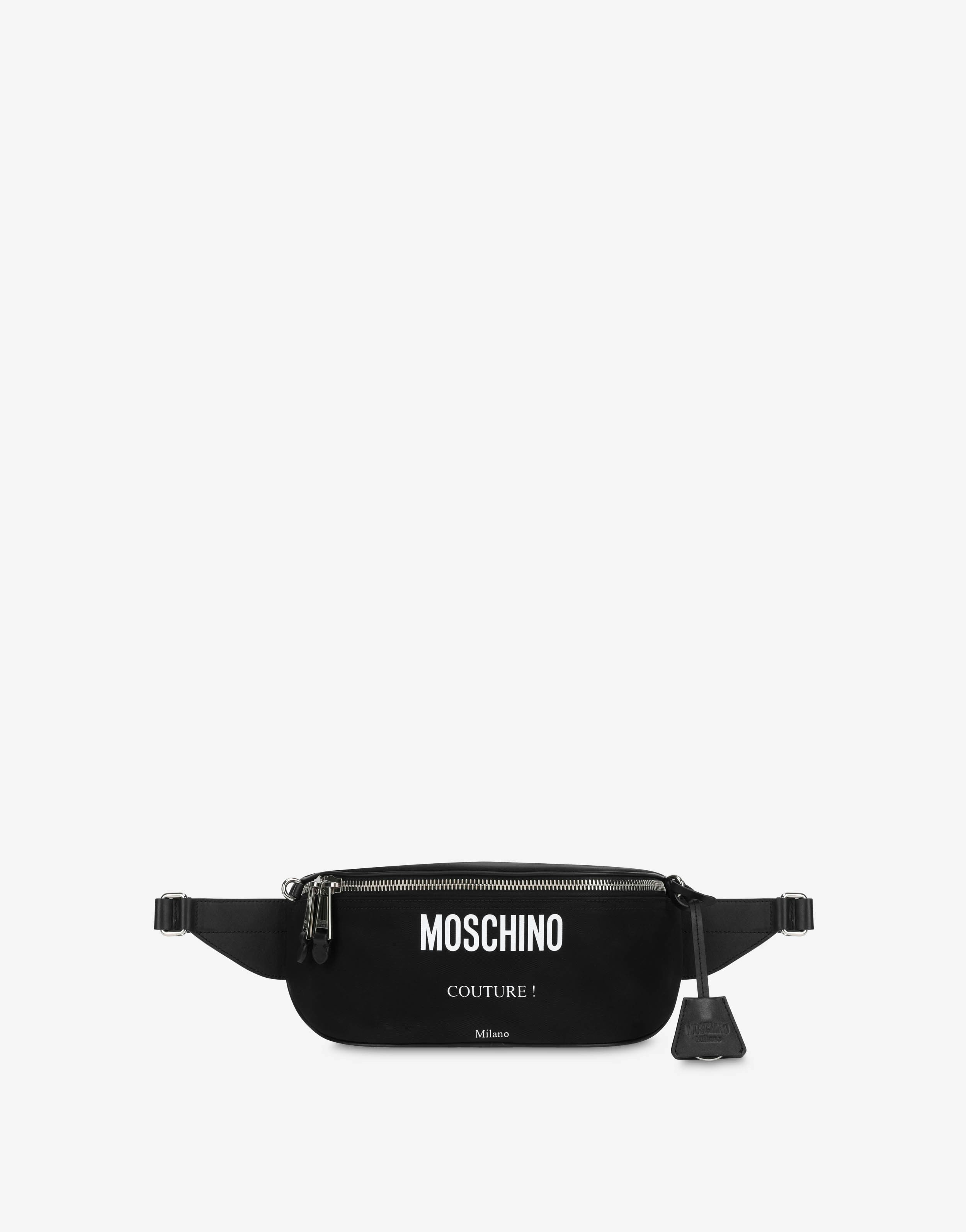 Moschino Couture Cordura Nylon Belt Bag