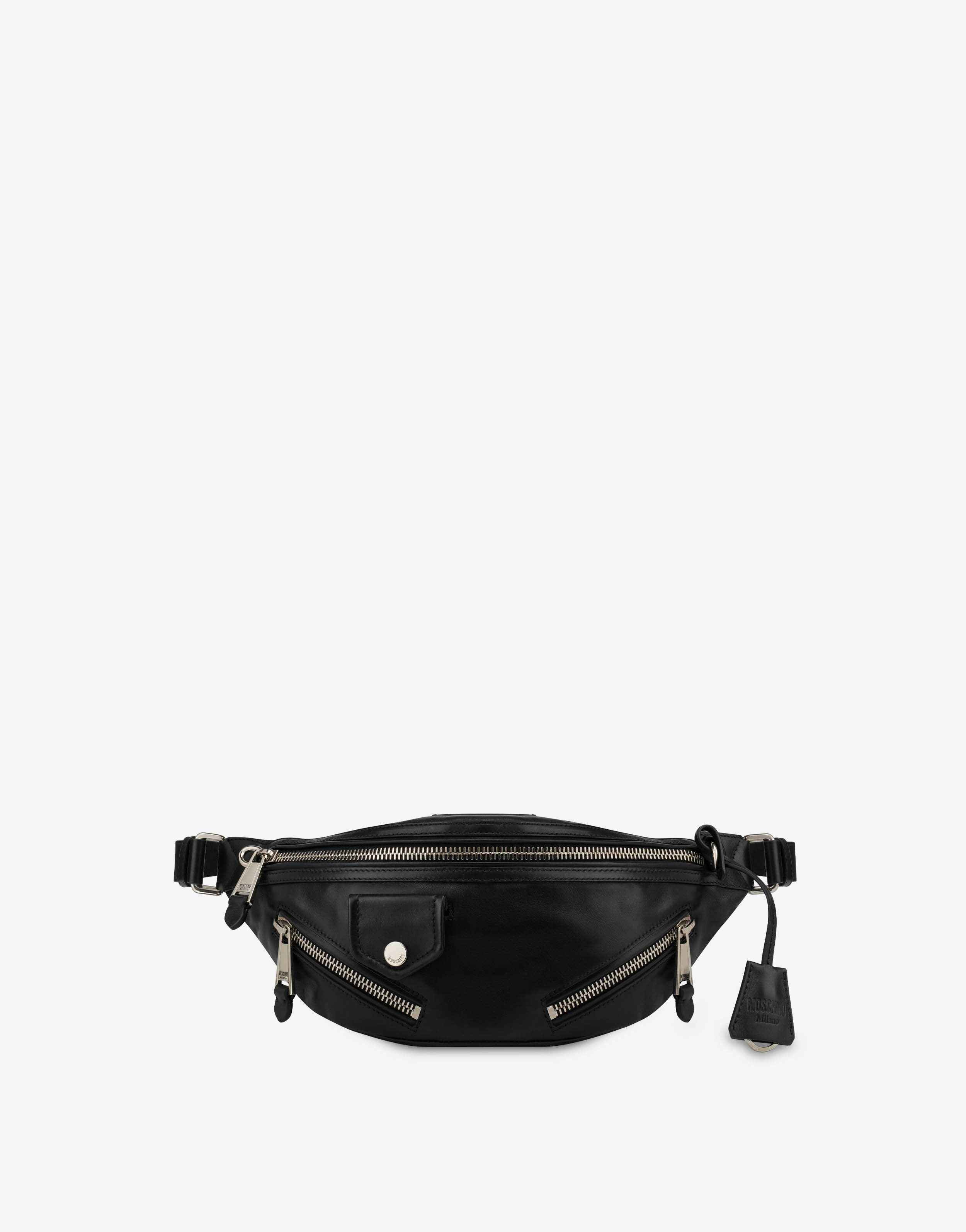 Biker Calfskin Waist Bag
